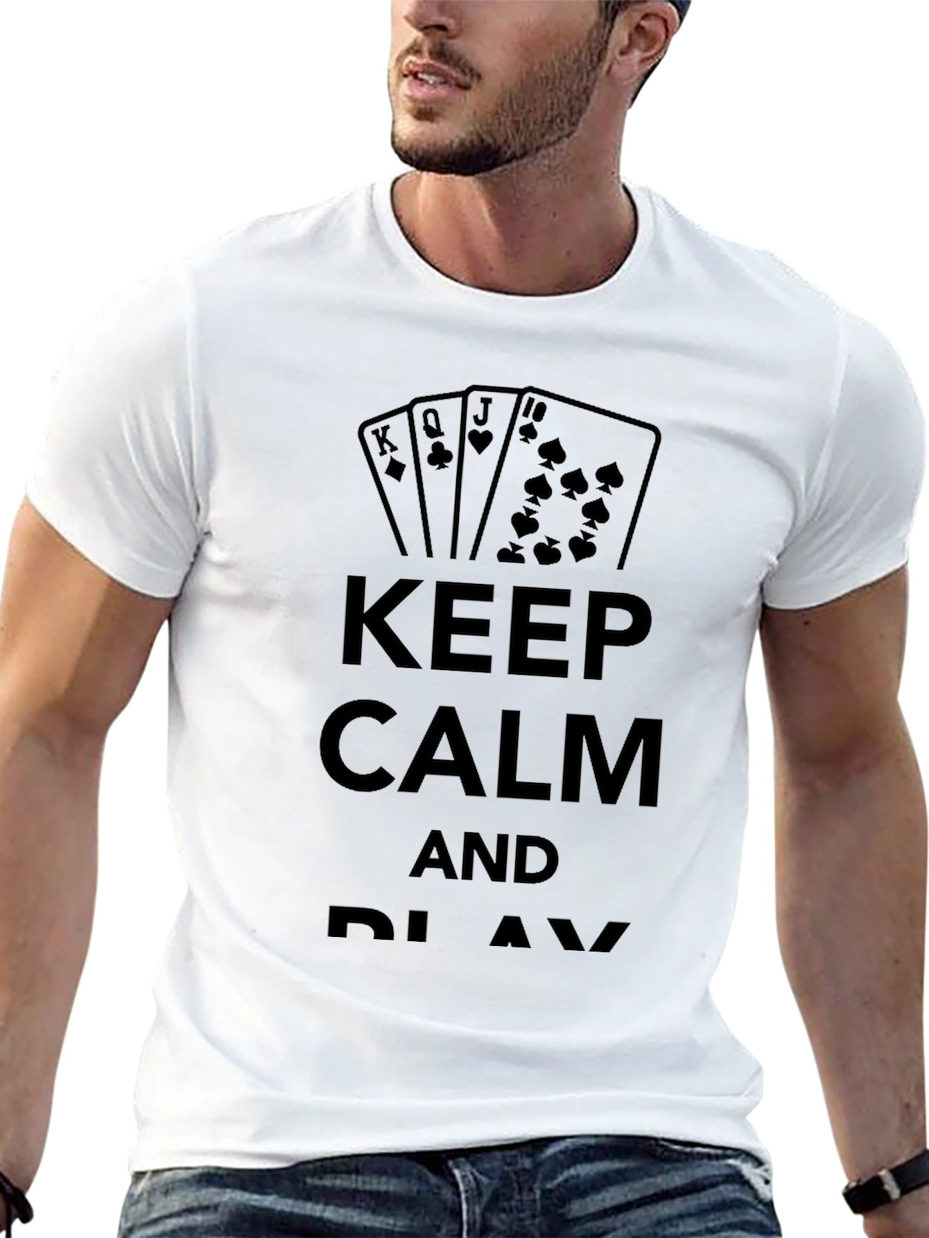 Keep Calm and Play - Poker T-Shirt