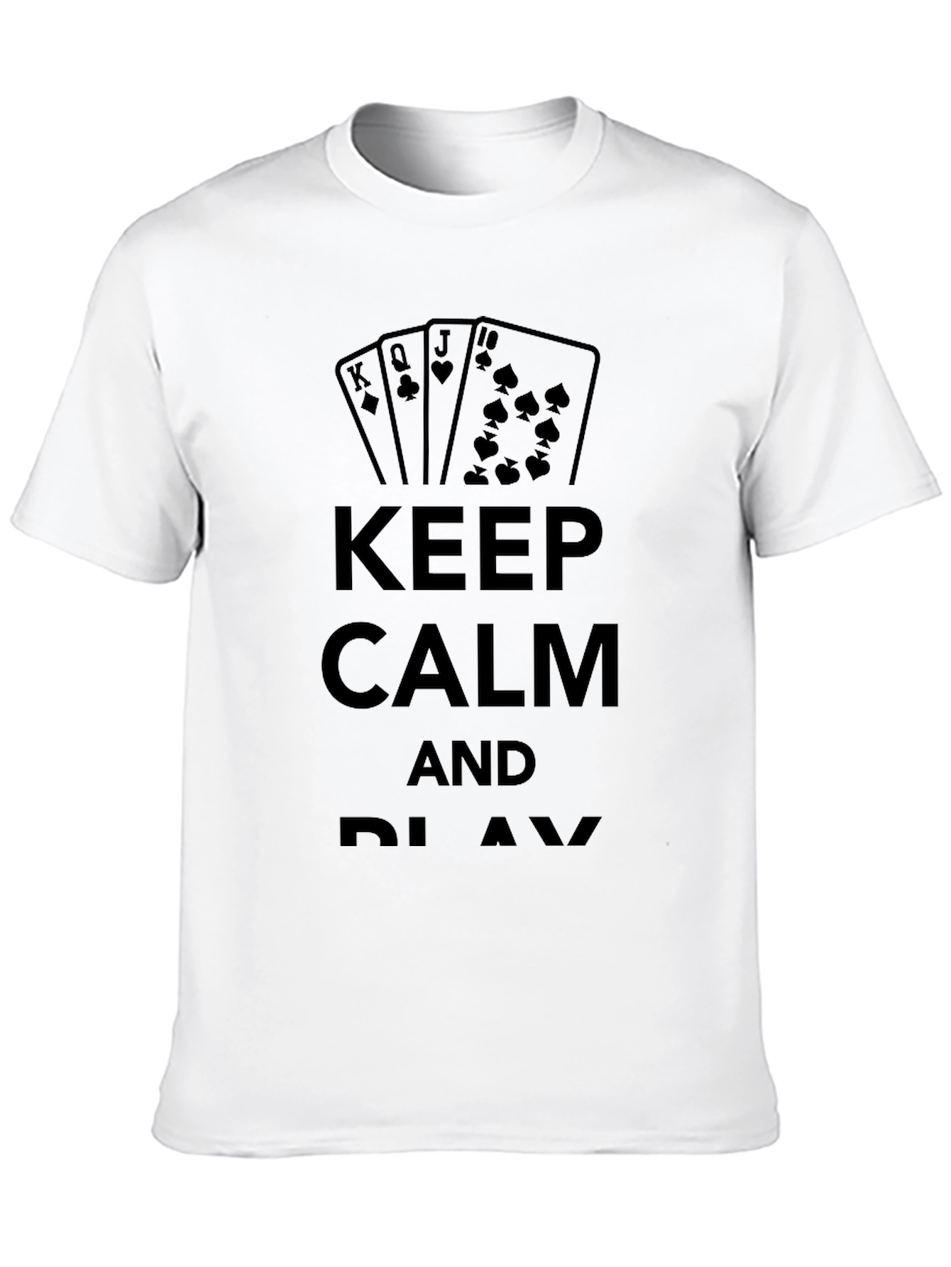 Keep Calm and Play - Poker T-Shirt