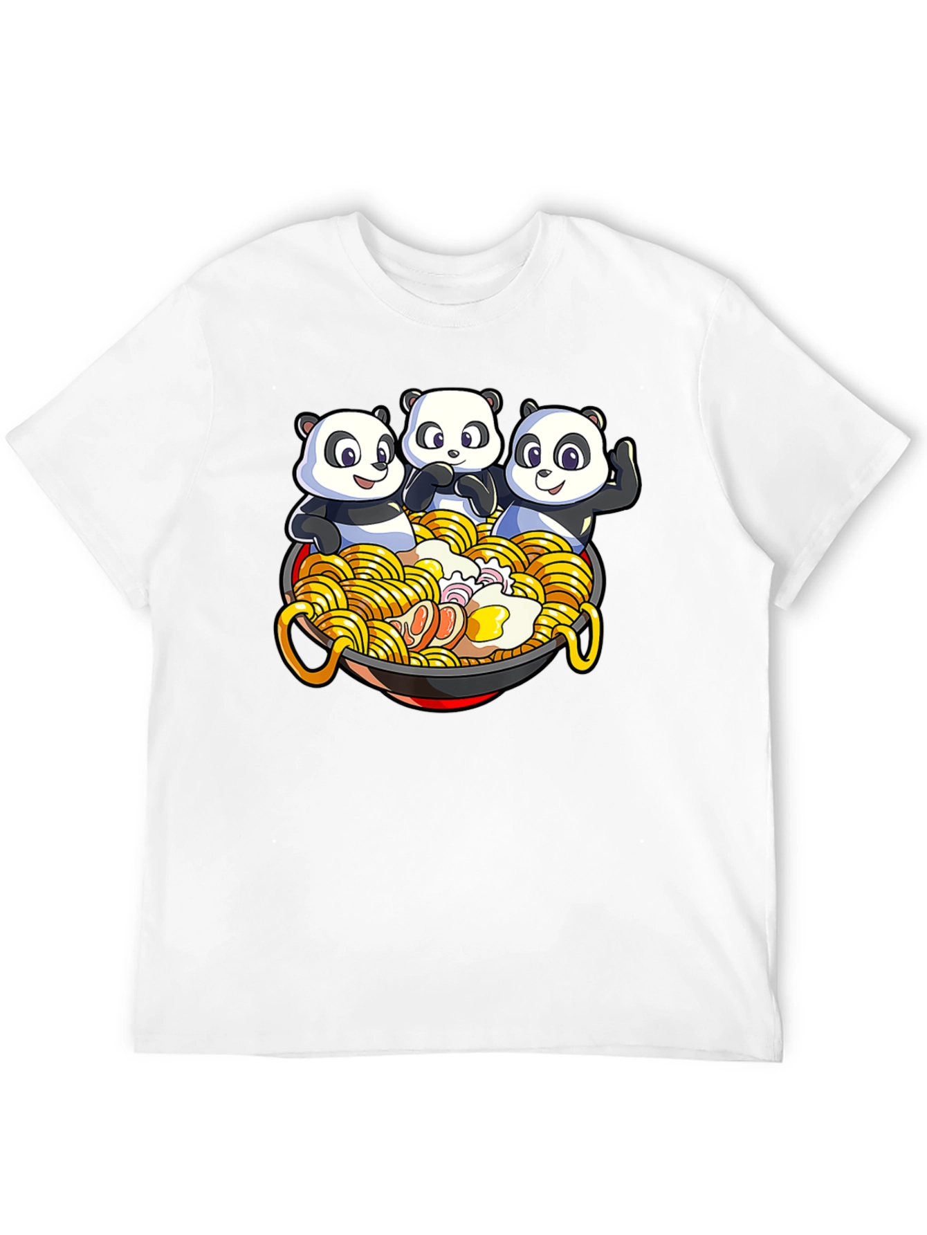 Panda Ramen T-Shirt - Unique Graphic Tee
