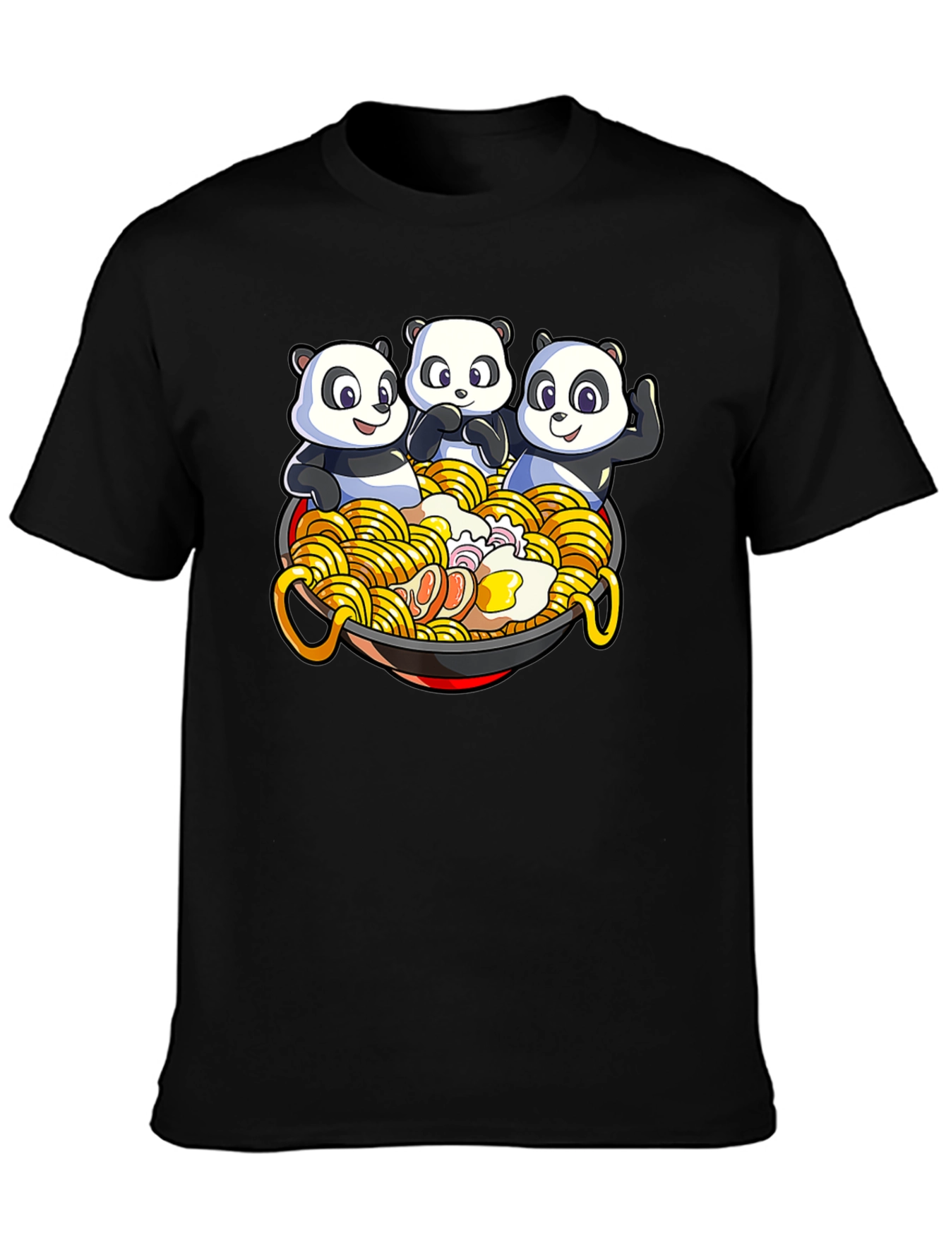 Panda Ramen T-Shirt - Unique Graphic Tee