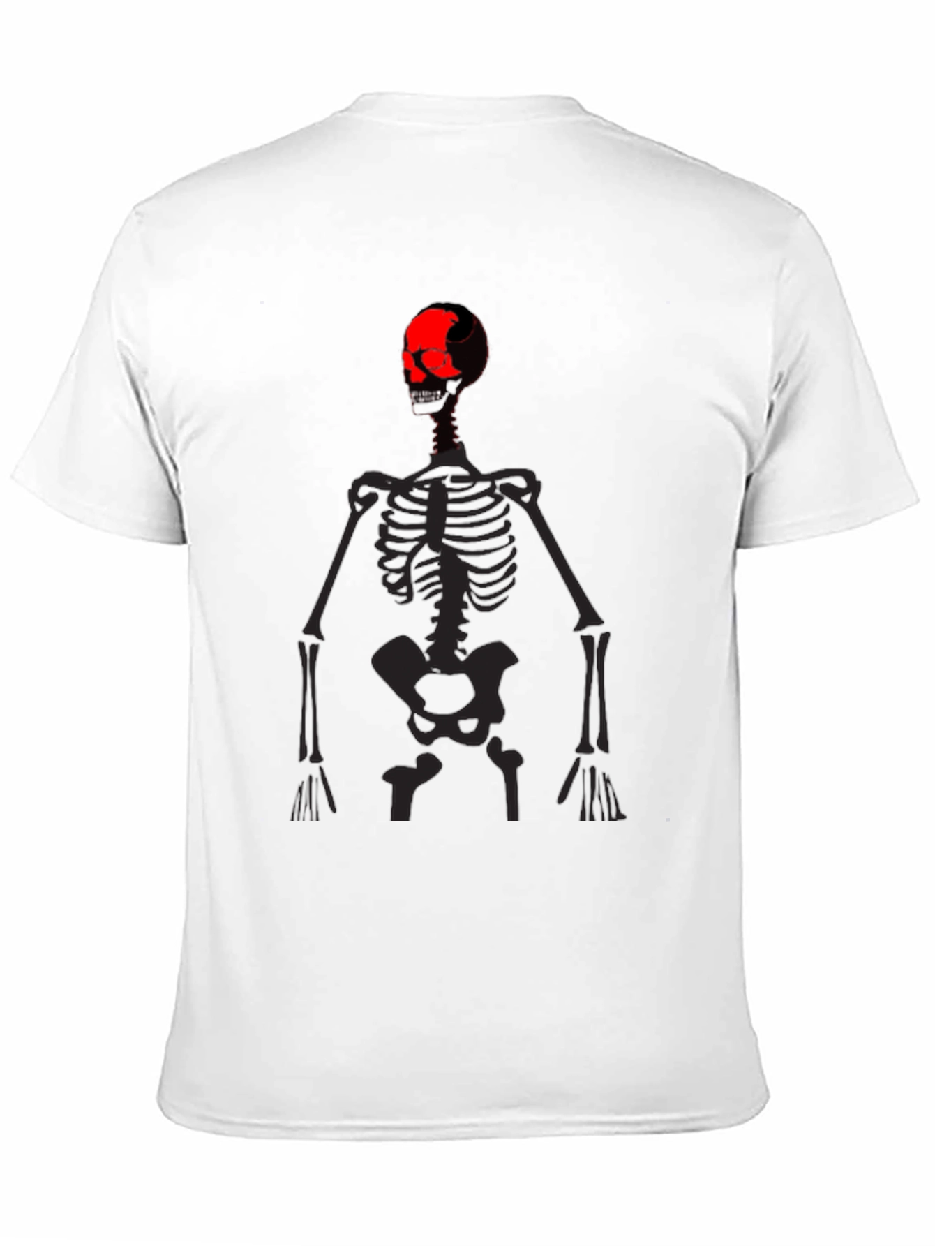 Skeleton Graphic Print Black T-Shirt