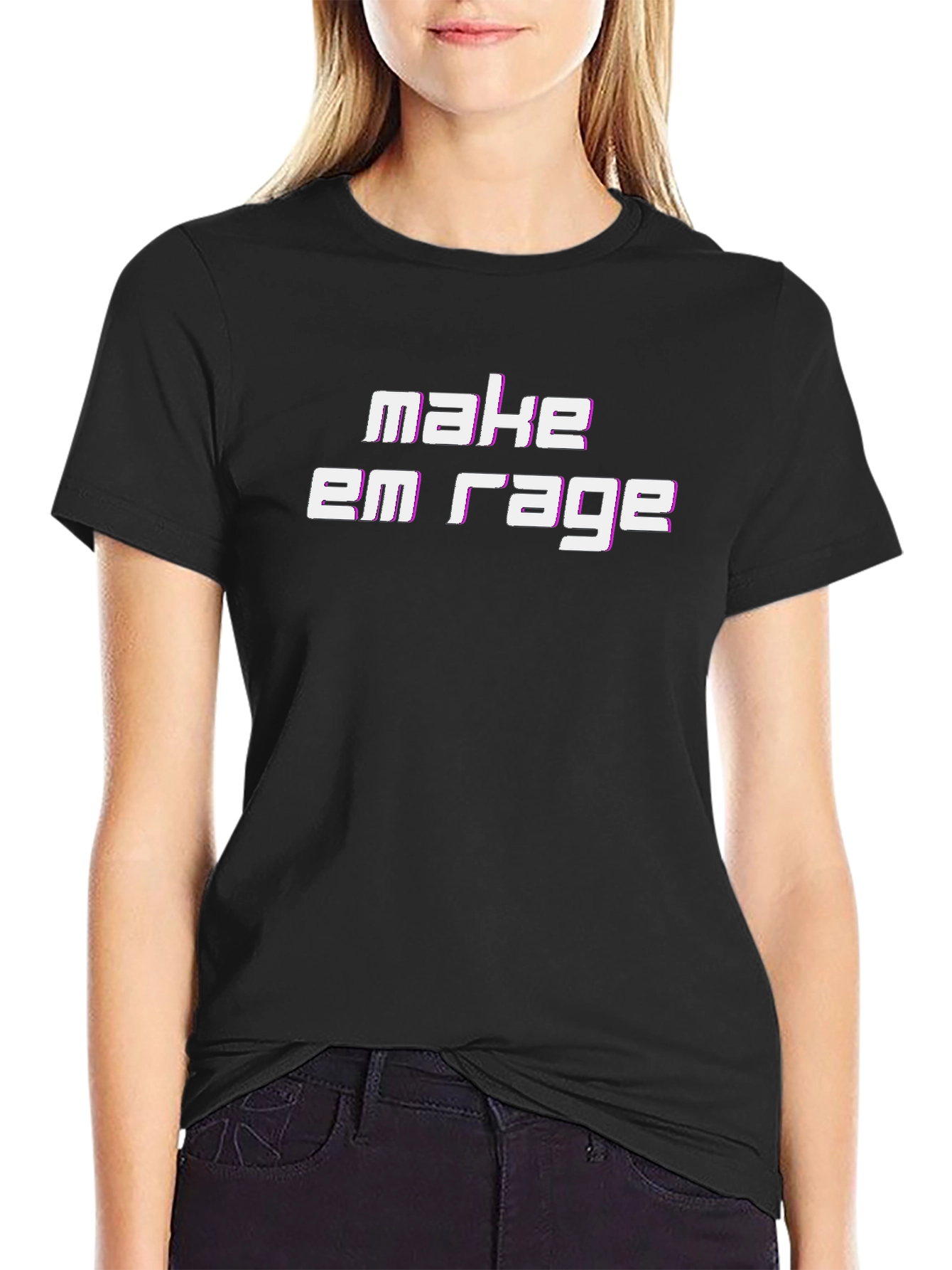 Make Em Rage Graphic Tee - Bold Statement Shirt