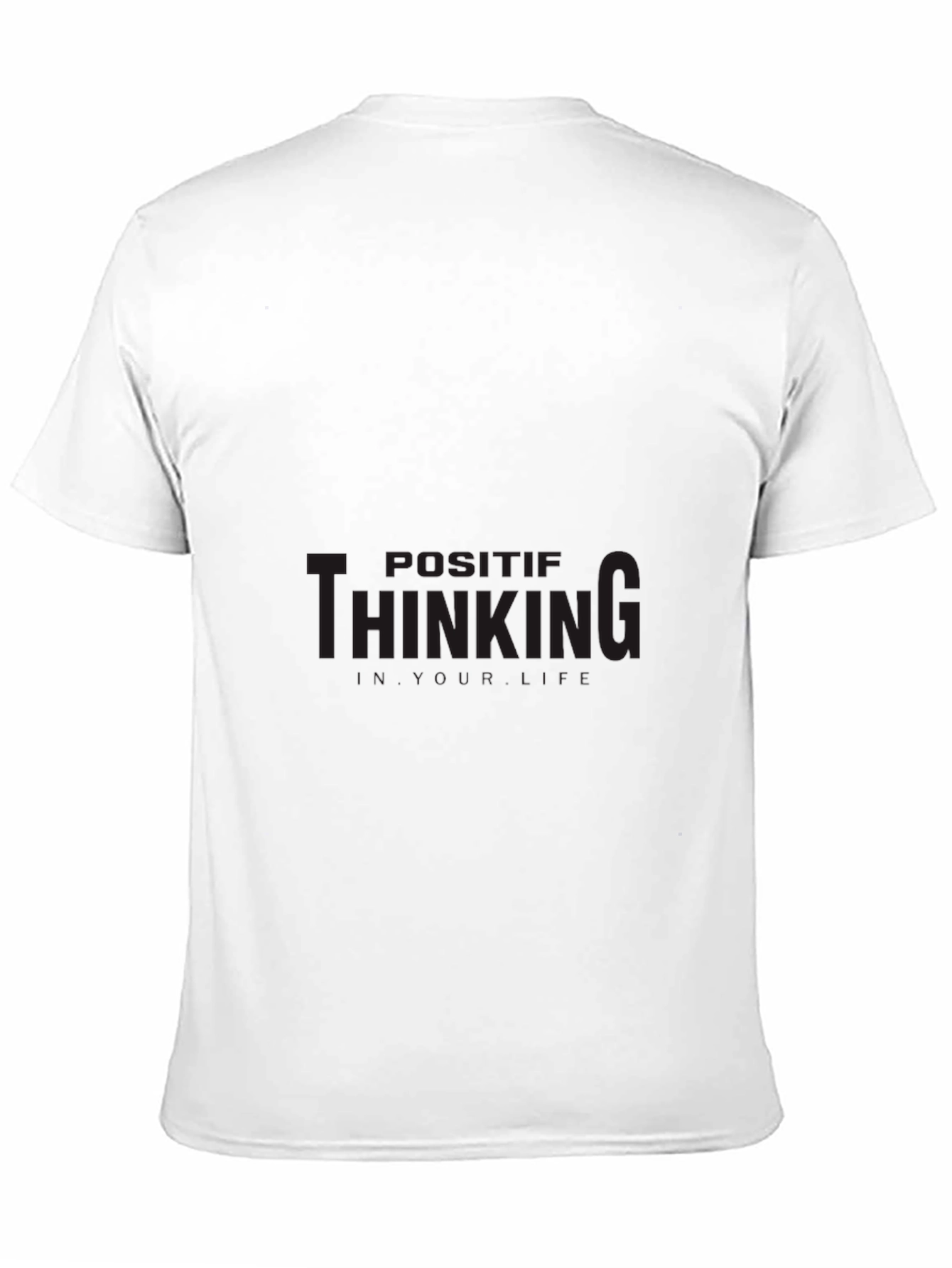 Positive Thinking Black T-Shirt