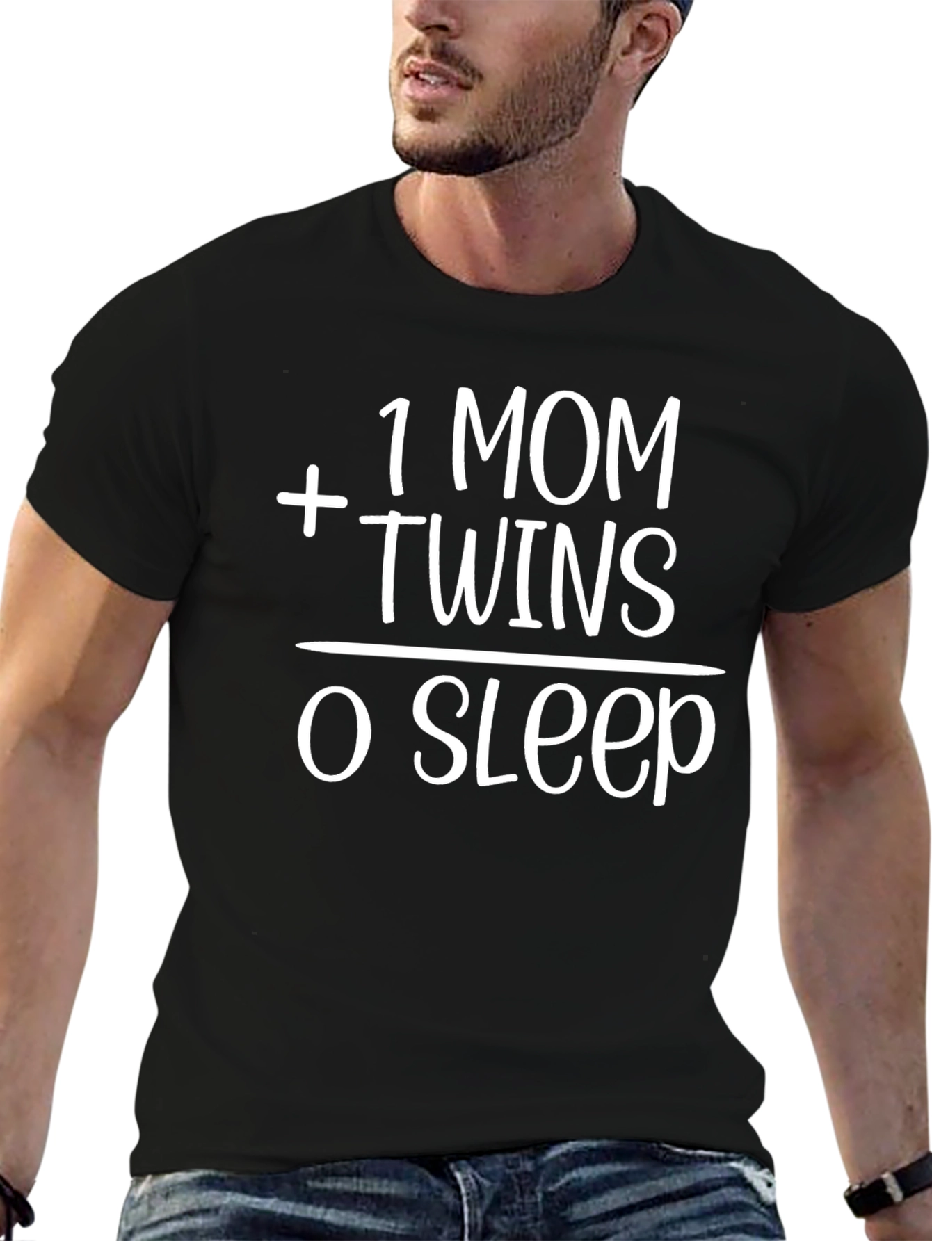 1 Mom Plus Twins Funny T-Shirt