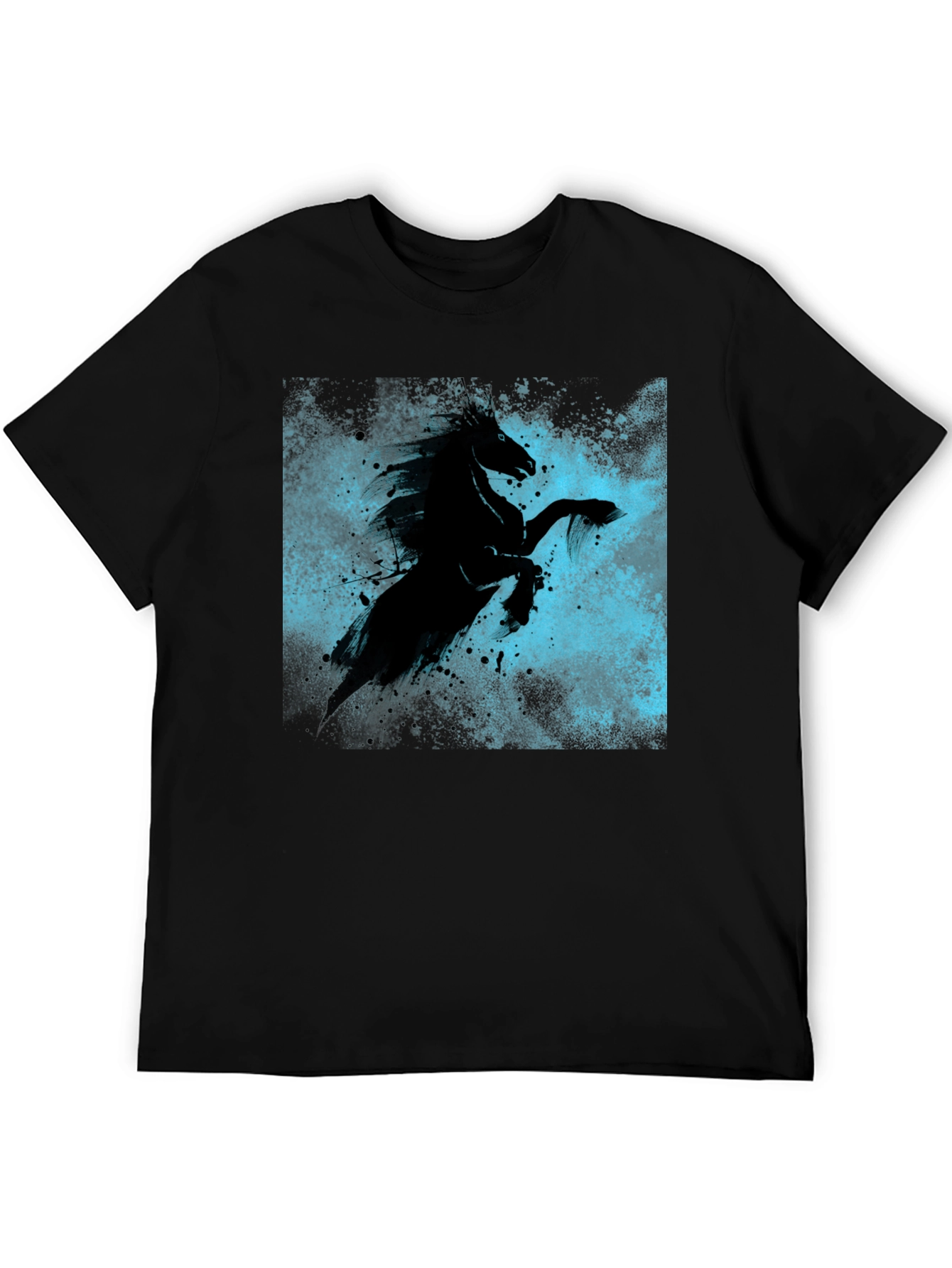 Black Horse Graphic Tee - Unique Style
