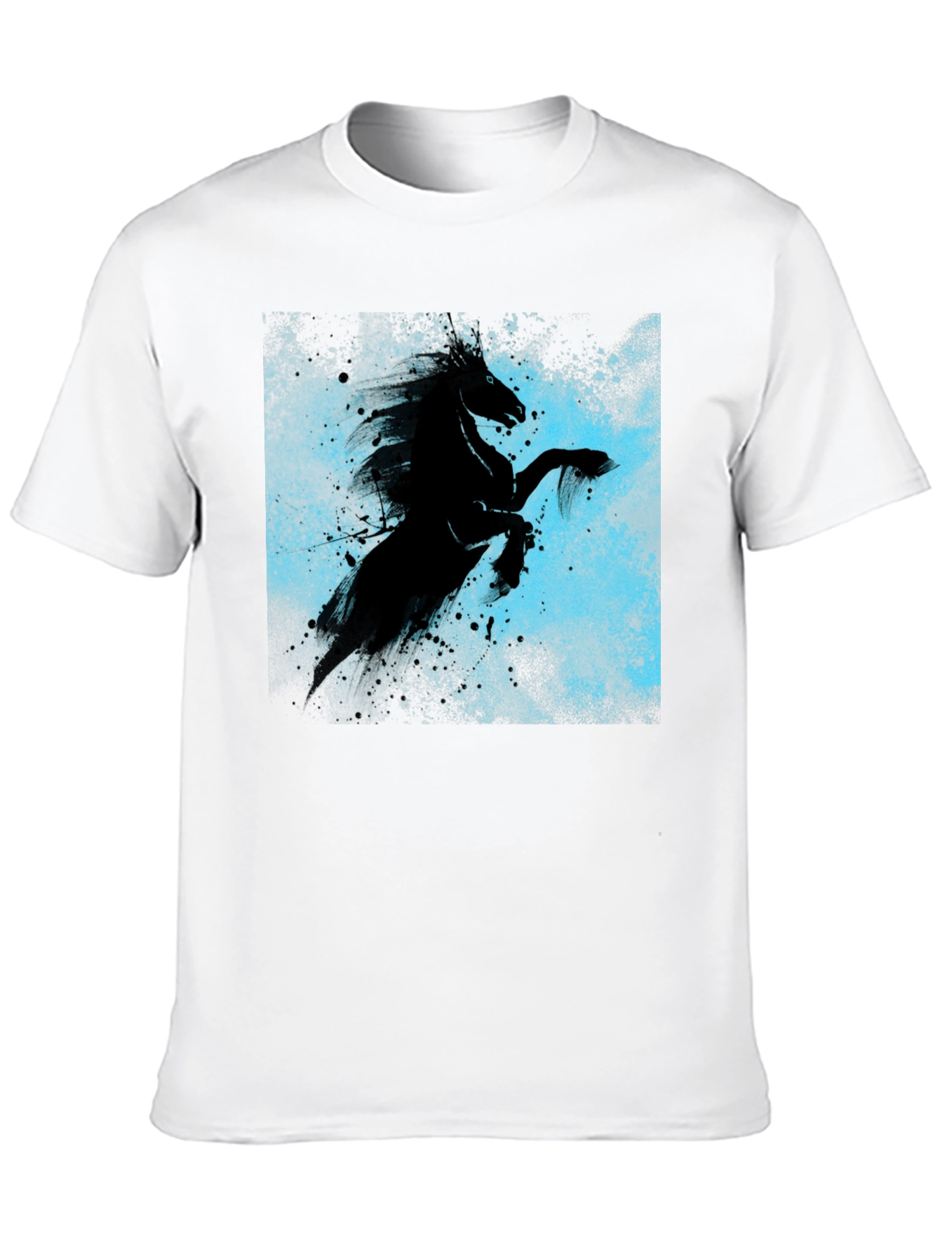 Black Horse Graphic Tee - Unique Style