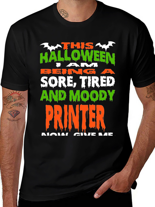 Halloween Printer T-Shirt