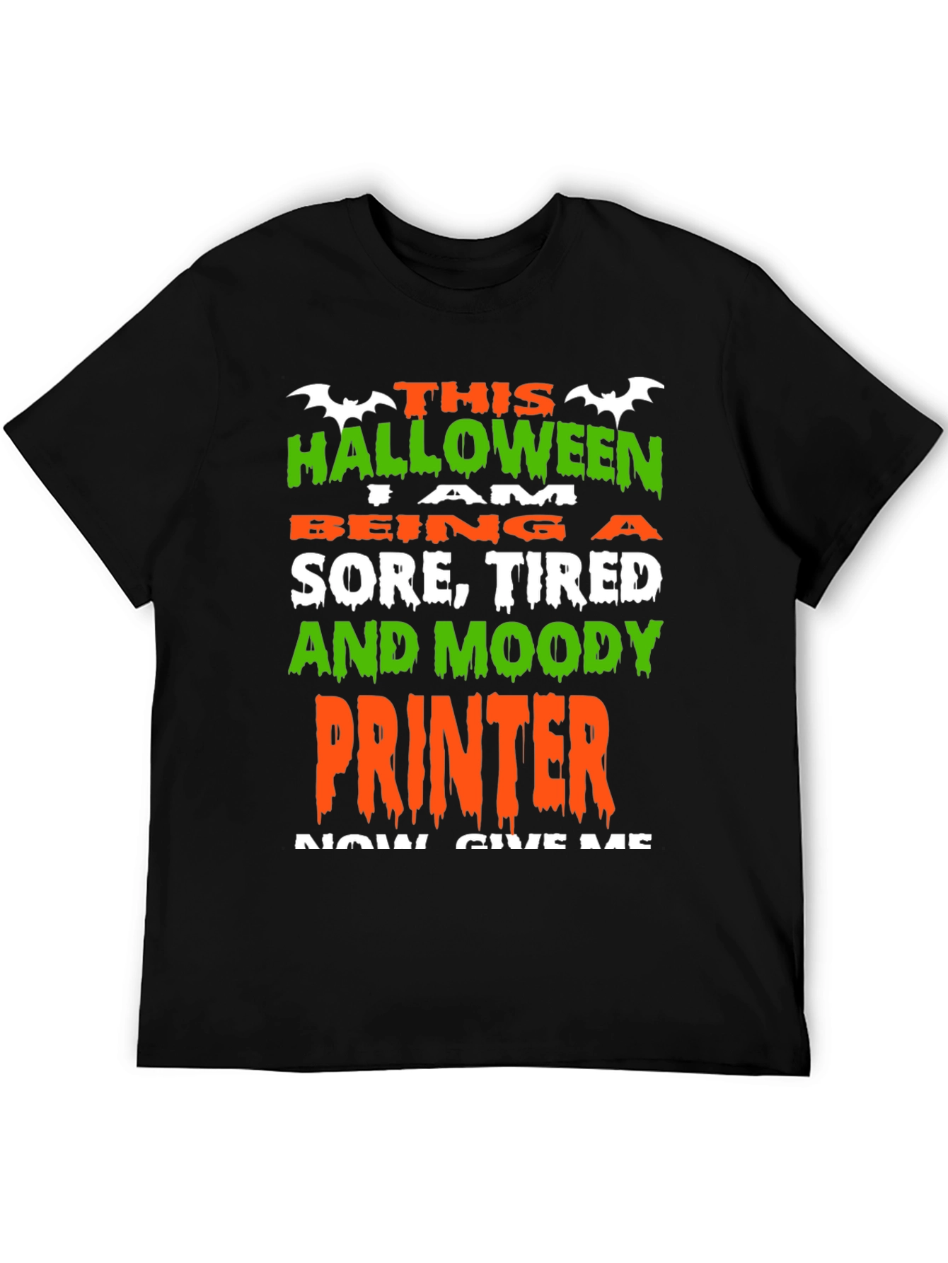 Halloween Printer T-Shirt