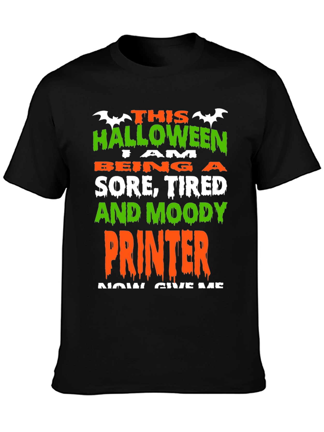 Halloween Printer T-Shirt