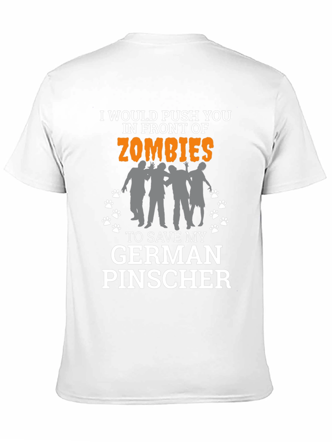 Zombie German Pinscher Graphic T-Shirt
