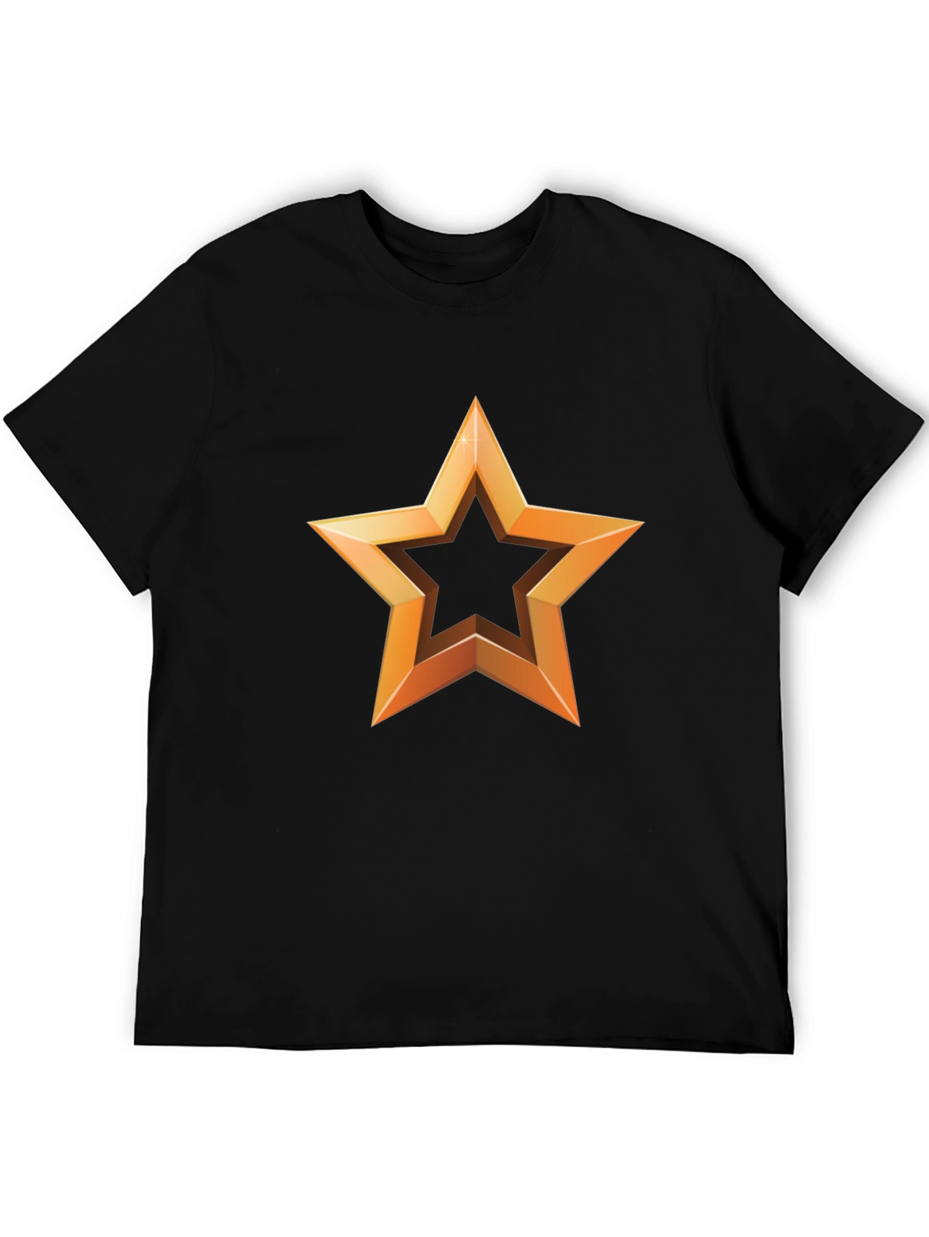 Golden Star Graphic T-Shirt