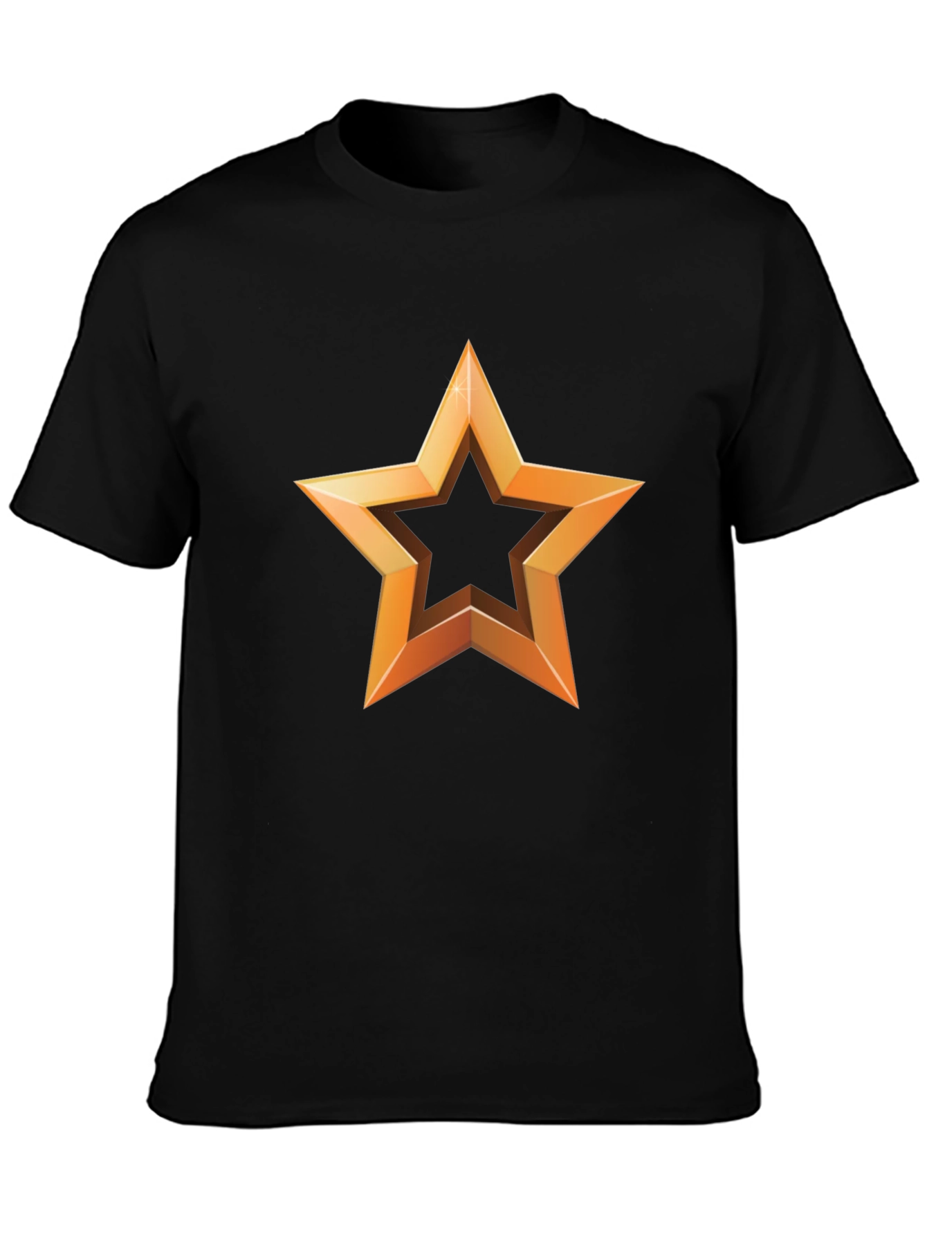 Golden Star Graphic T-Shirt