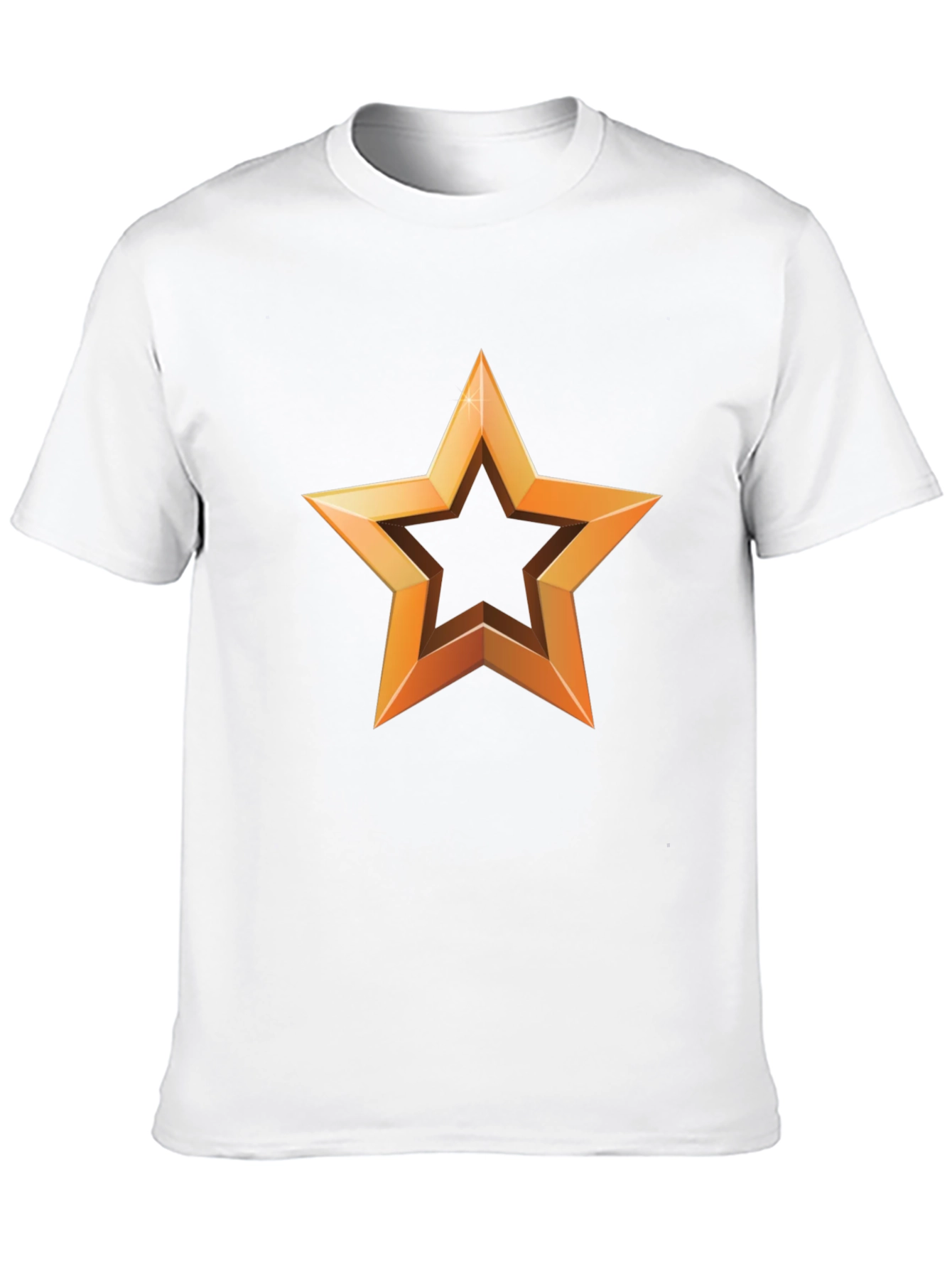 Golden Star Graphic T-Shirt
