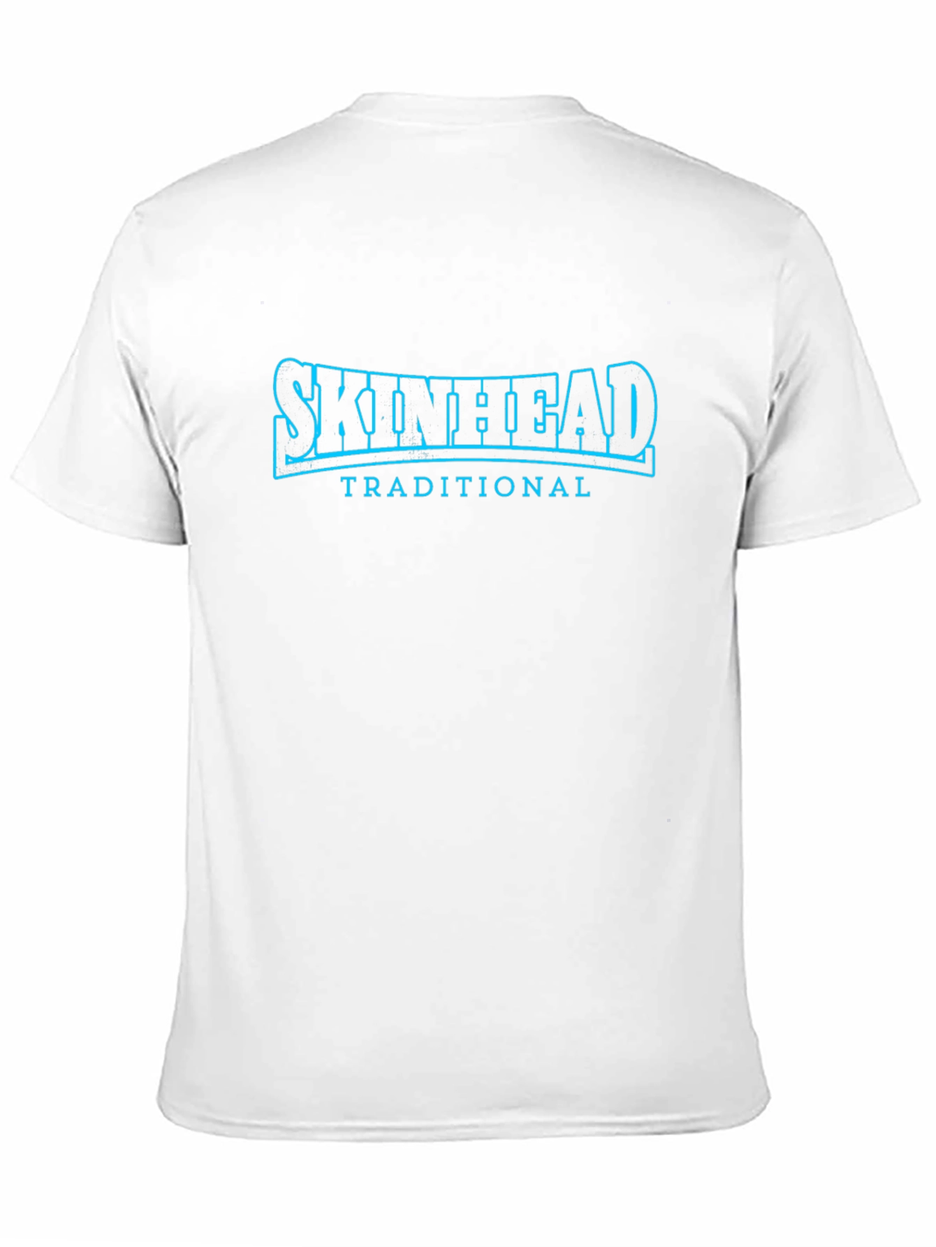 Skinhead Traditional Graphic Tee - Black Cotton
