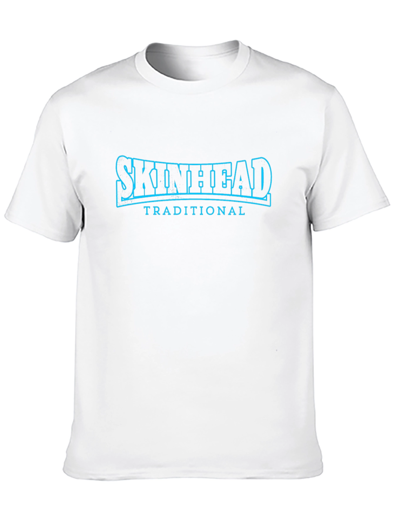 Skinhead Traditional Graphic Tee - Black Cotton