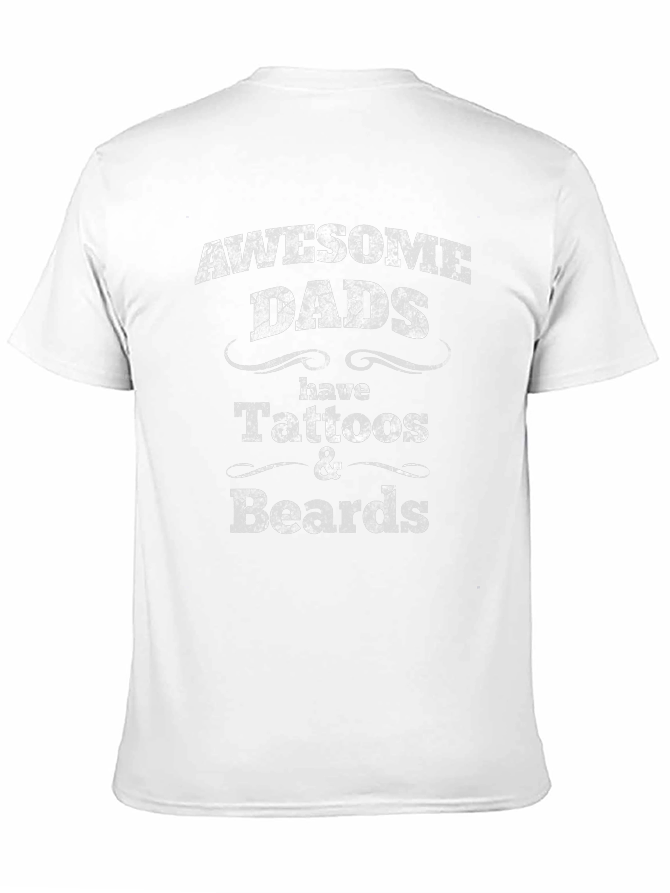 Awesome Dads Tattoo & Beard T-Shirt