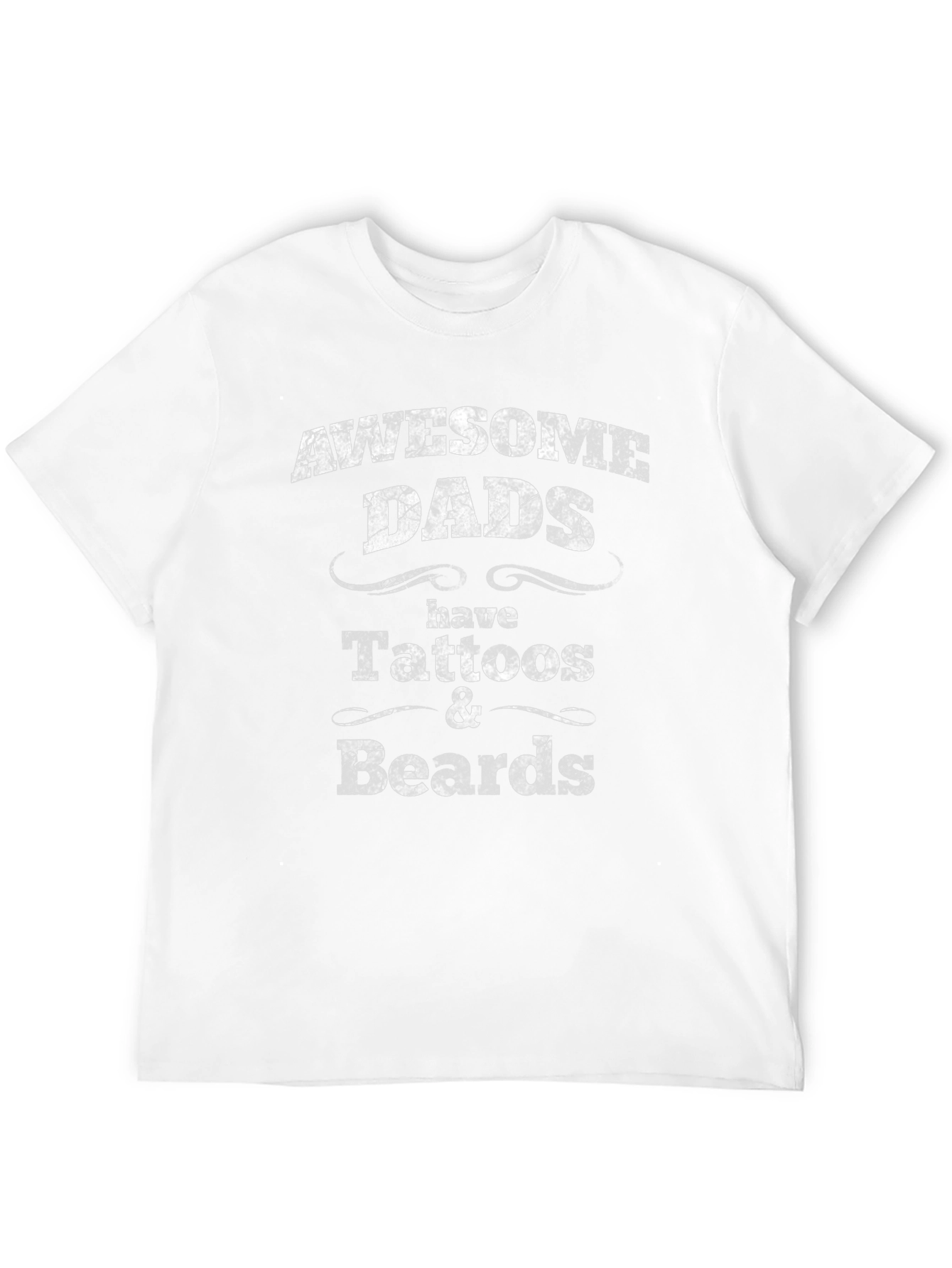 Awesome Dads Tattoo & Beard T-Shirt