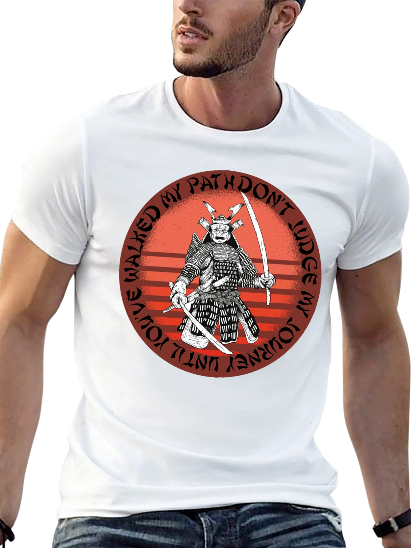 Samurai Warrior Graphic Tee - Walked My Path