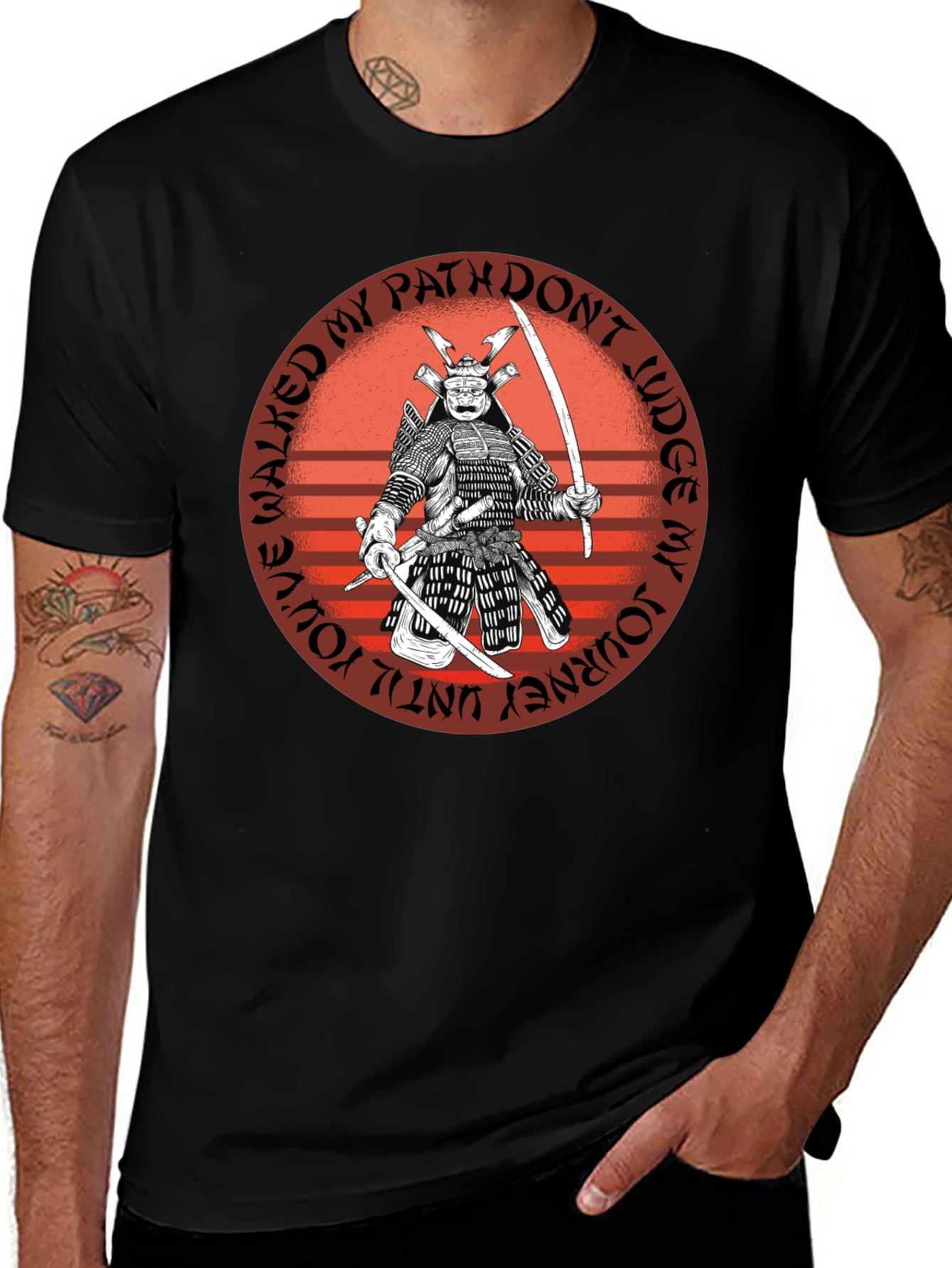 Samurai Warrior Graphic Tee - Walked My Path