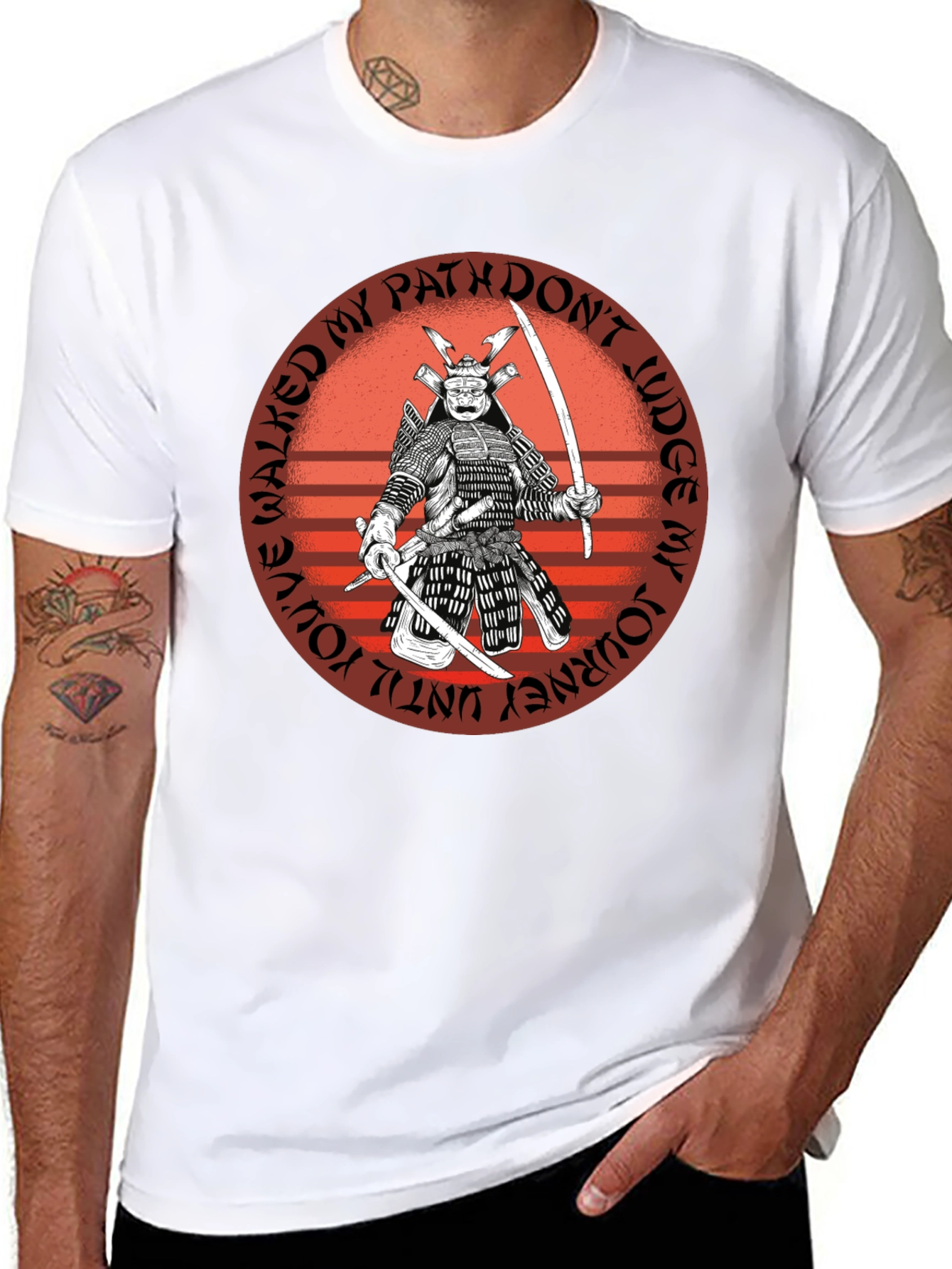 Samurai Warrior Graphic Tee - Walked My Path
