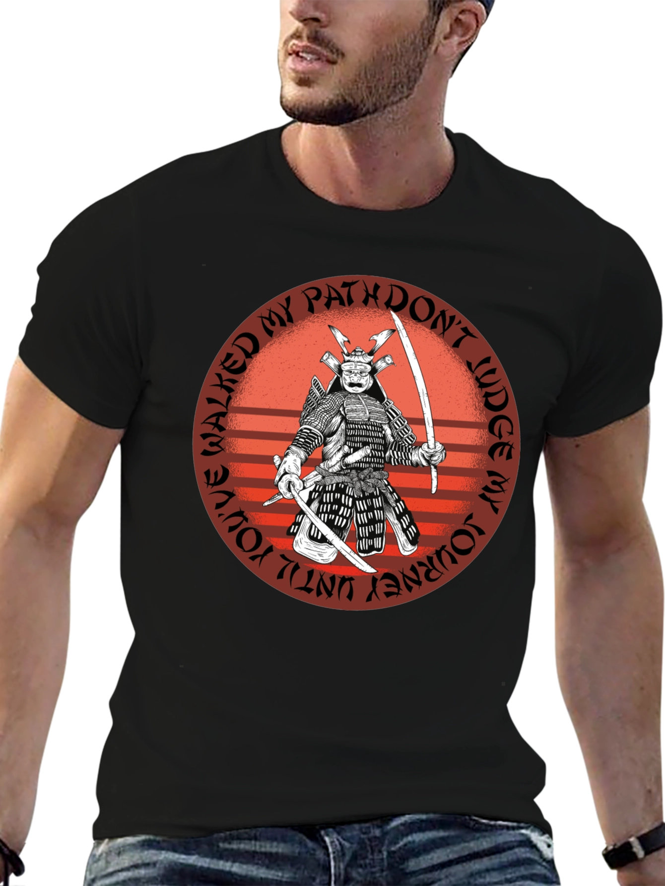Samurai Warrior Graphic Tee - Walked My Path