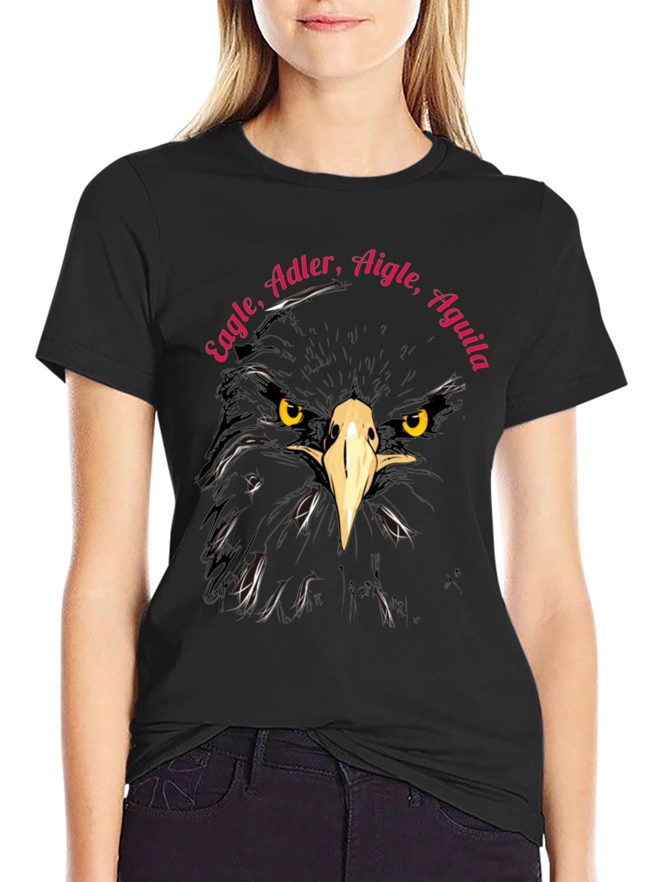 Eagle T-Shirt - Adler Aigle Aguila - Unique Design