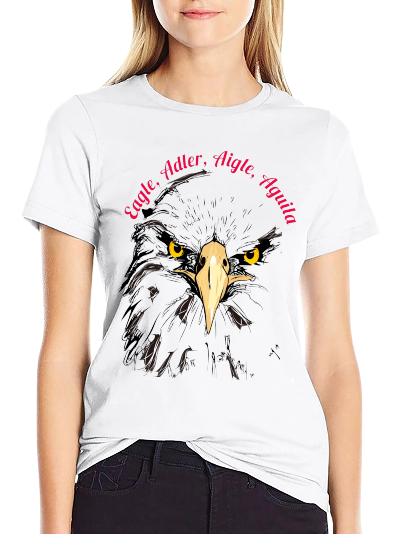 Eagle T-Shirt - Adler Aigle Aguila - Unique Design
