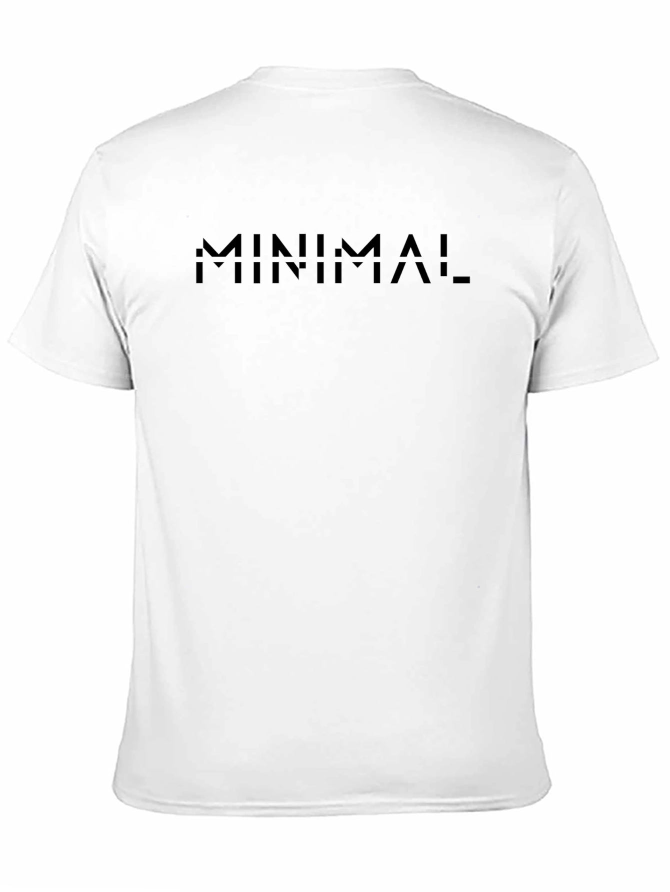 Minimalist Black Graphic Tee - Modern Design