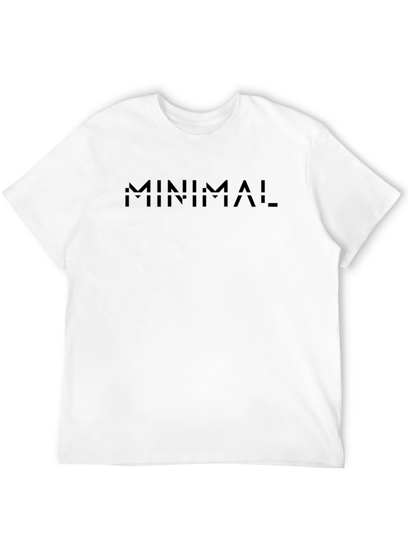 Minimalist Black Graphic Tee - Modern Design