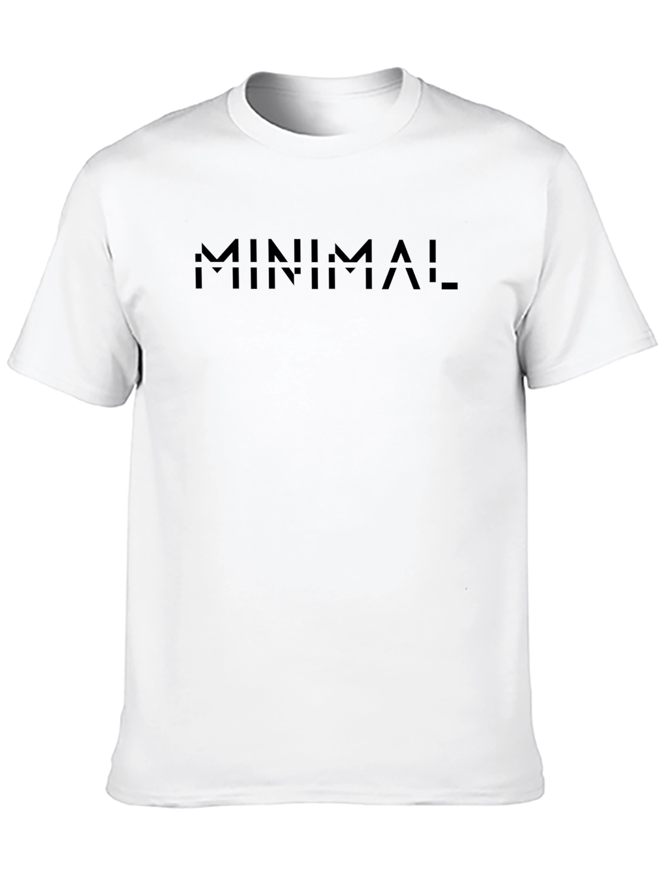 Minimalist Black Graphic Tee - Modern Design