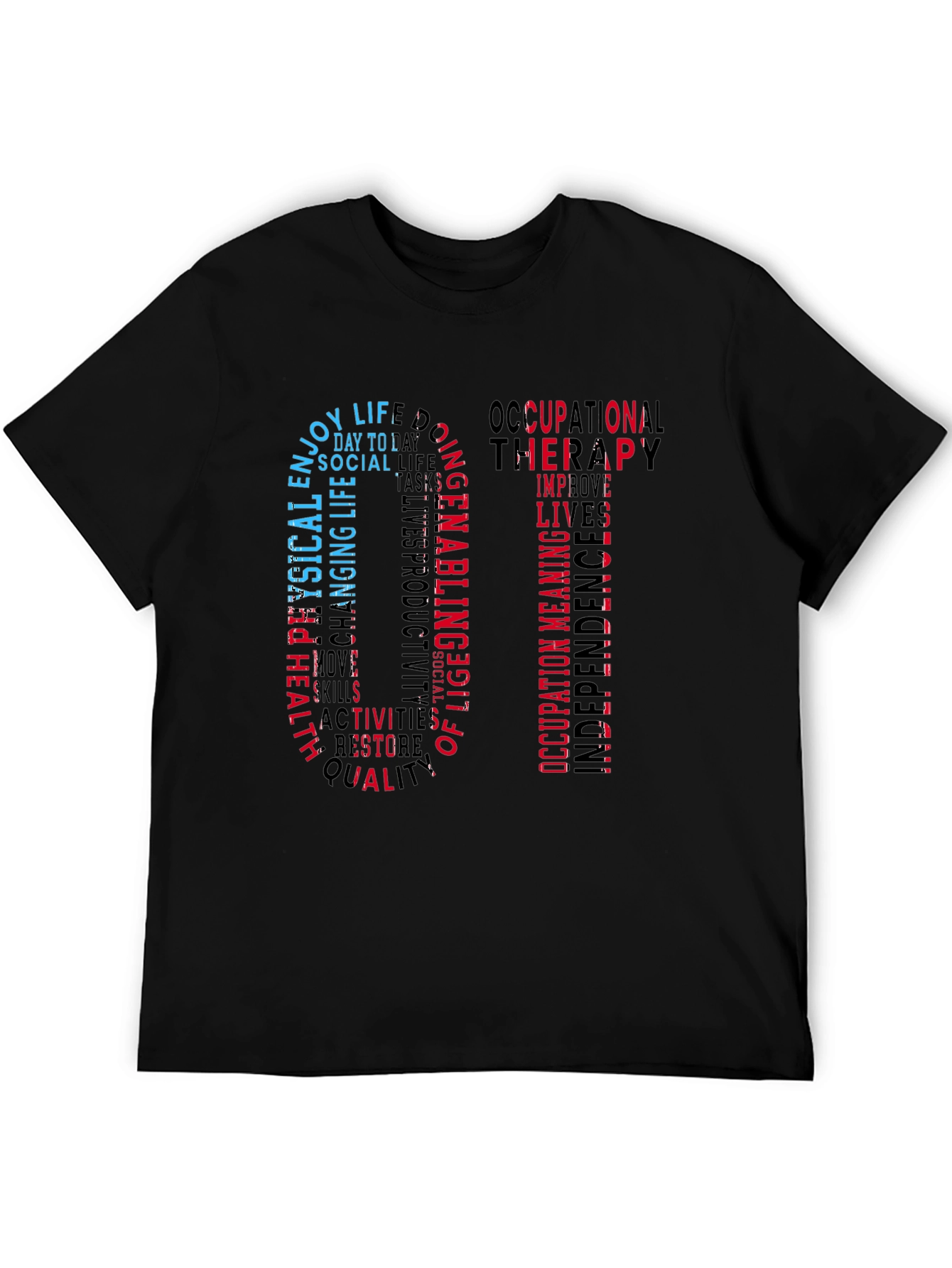 Occupational Therapy OT Word Art T-Shirt