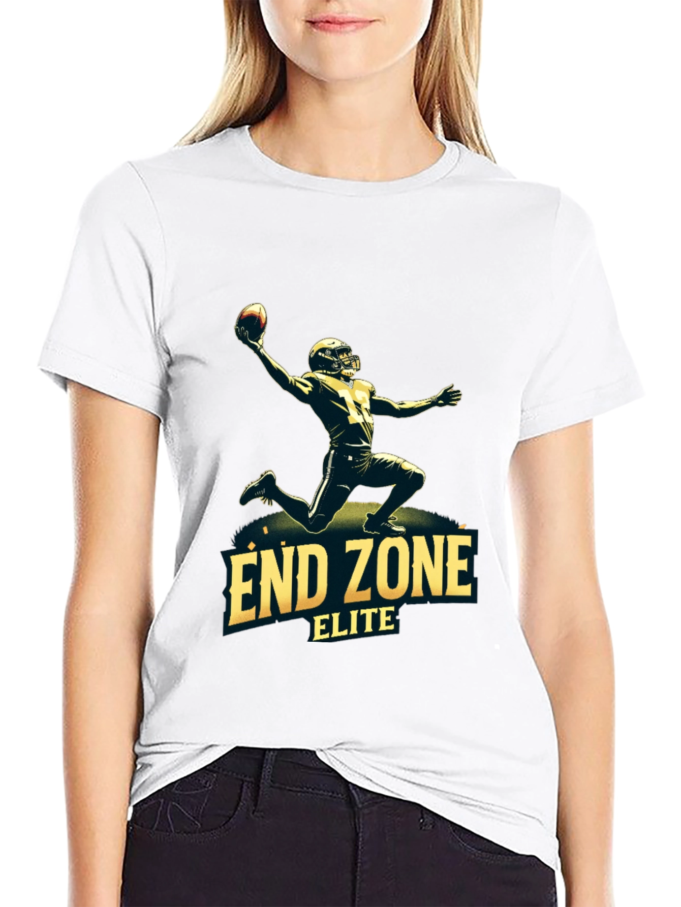 End Zone Elite Football T-Shirt