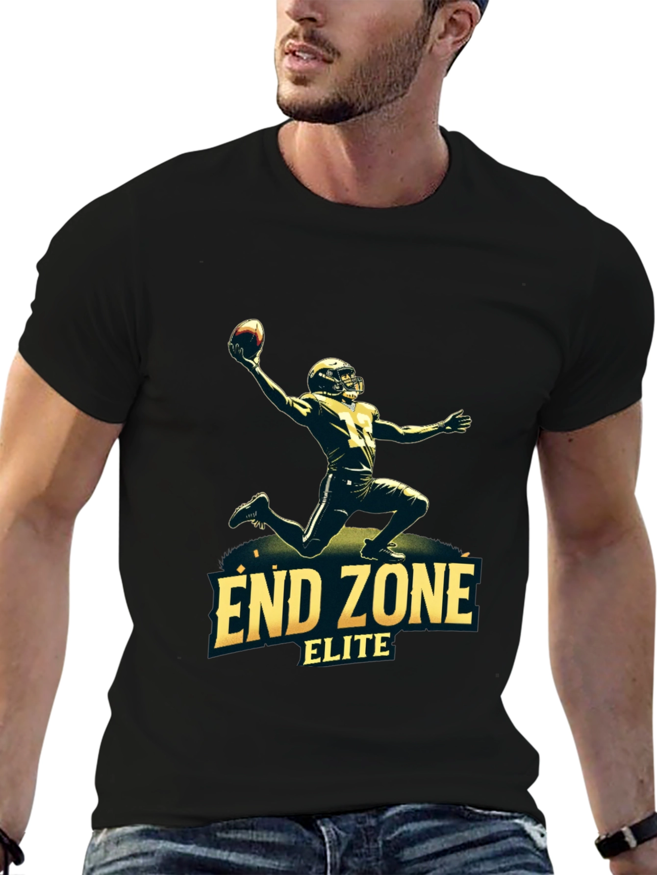 End Zone Elite Football T-Shirt