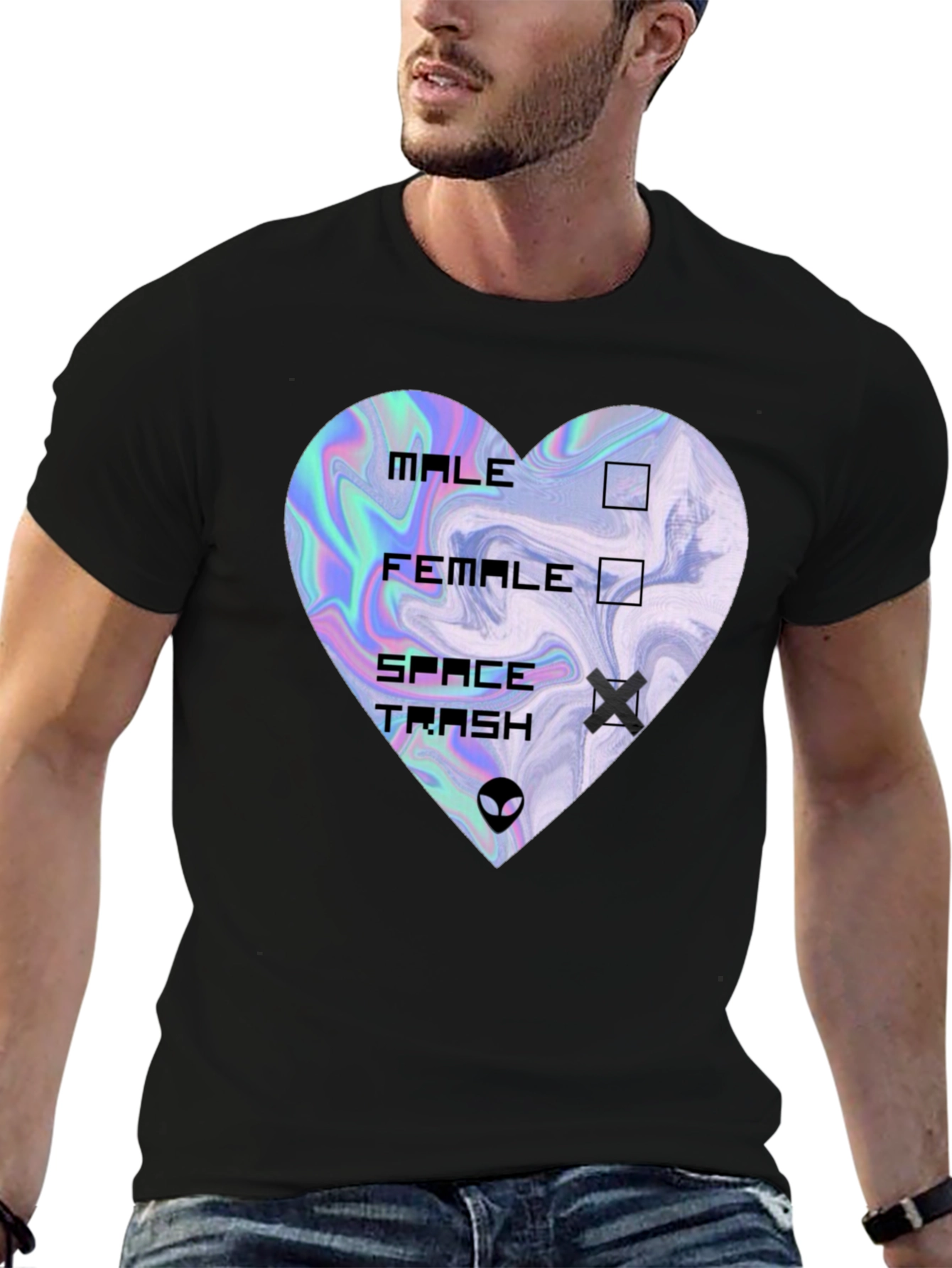 Space Trash Heart T-Shirt