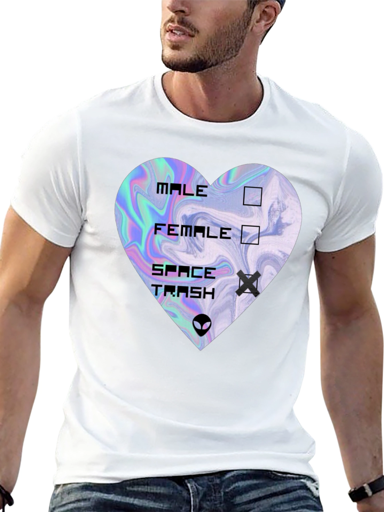 Space Trash Heart T-Shirt