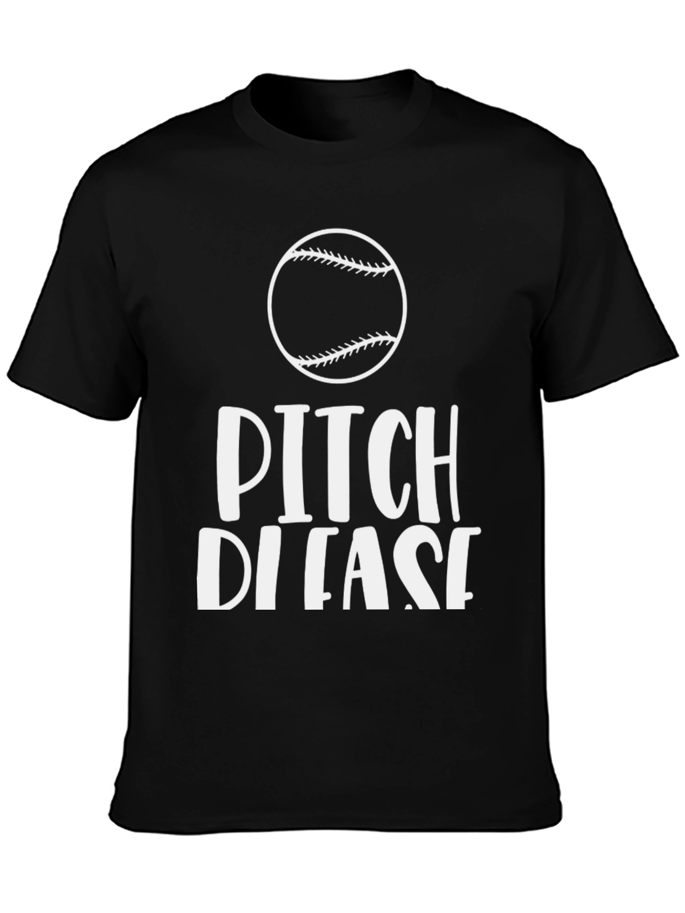 Pitch Please Baseball Graphic T-Shirt