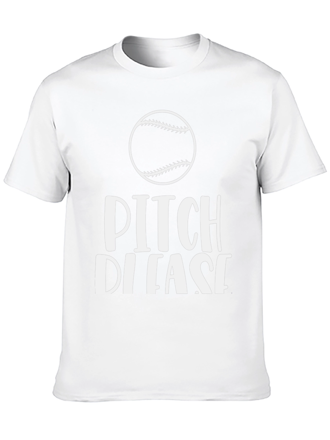 Pitch Please Baseball Graphic T-Shirt