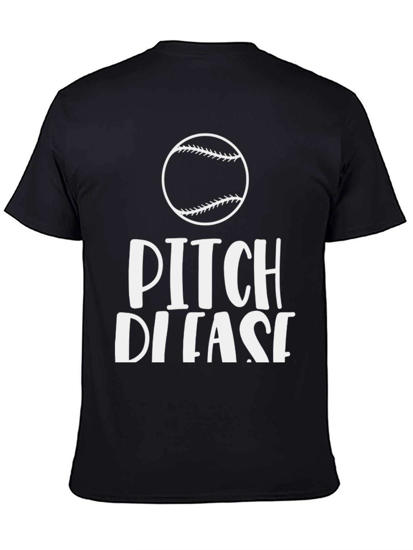 Pitch Please Baseball Graphic T-Shirt