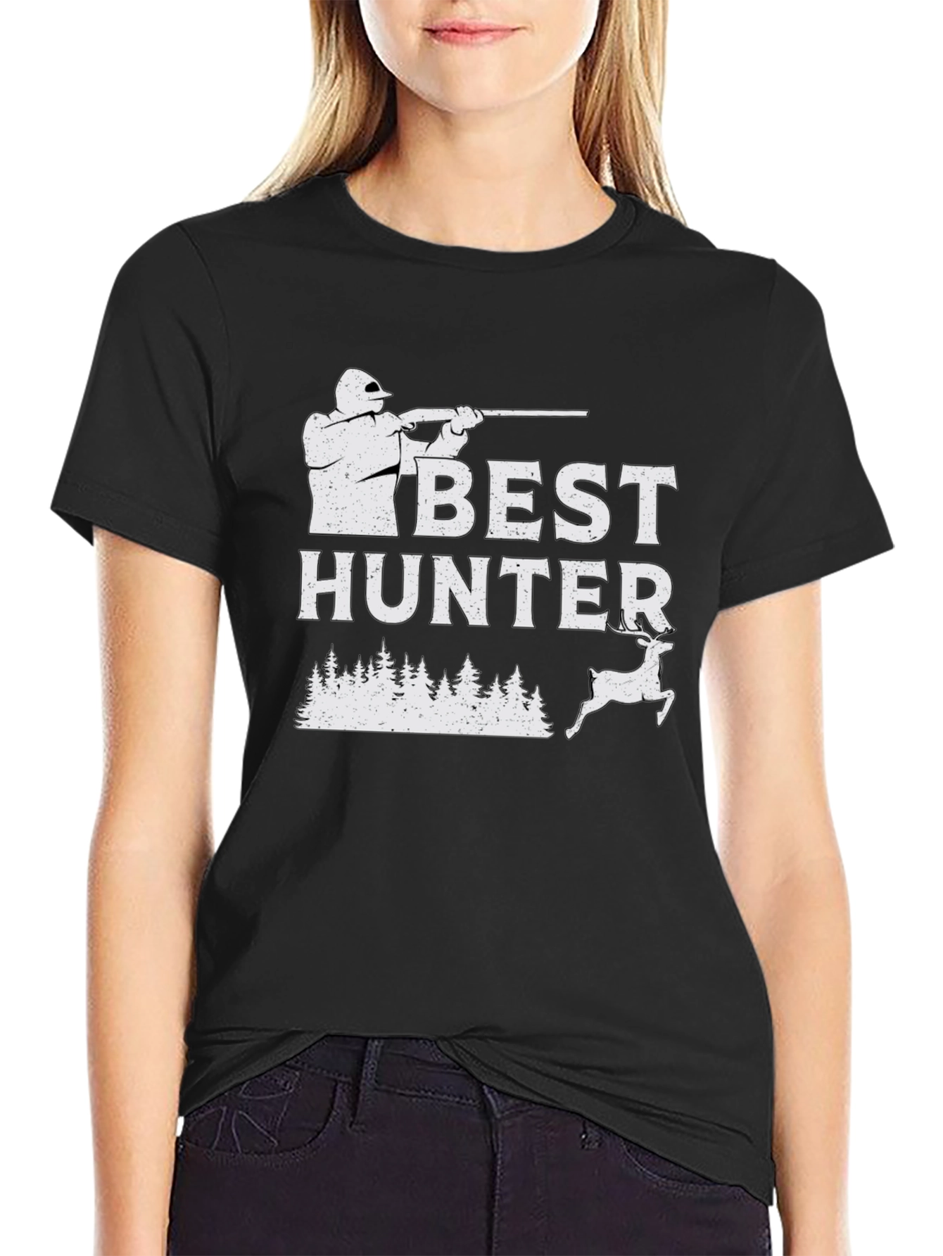 Best Hunter T-Shirt - Deer Hunting Graphic Tee