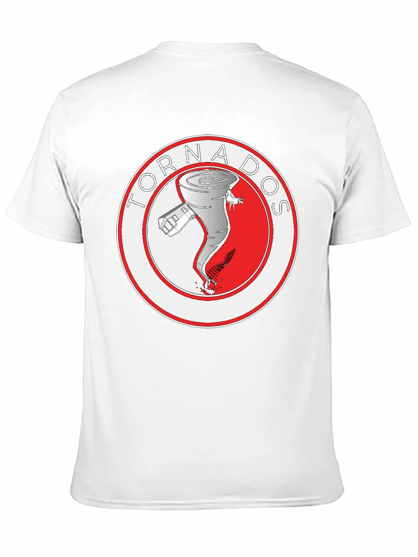 Tornadoes Graphic Tee - Black Cotton Casual Shirt