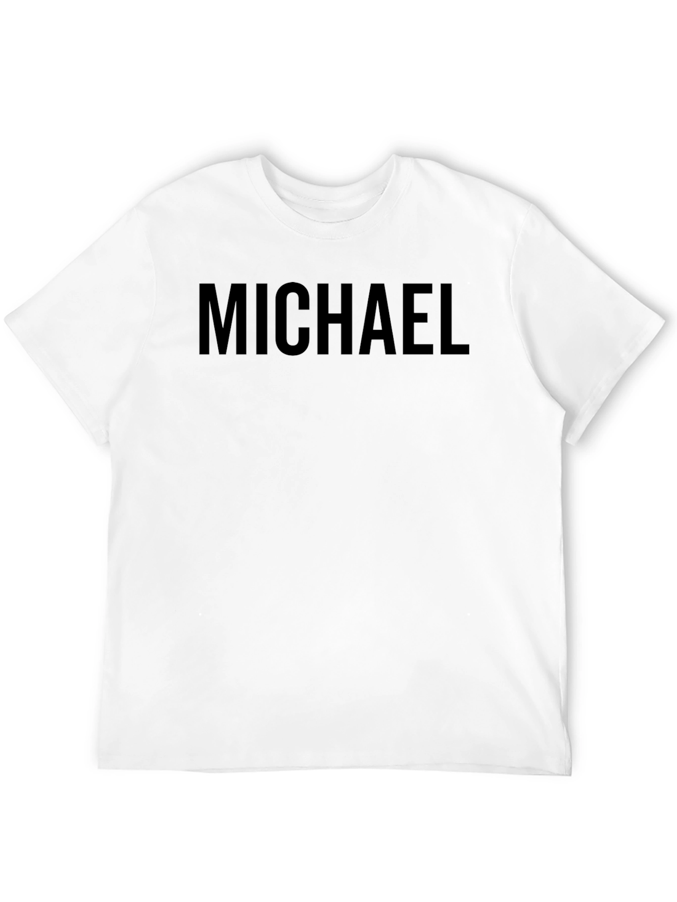 Michael Name T-Shirt - Classic Crew Neck Tee