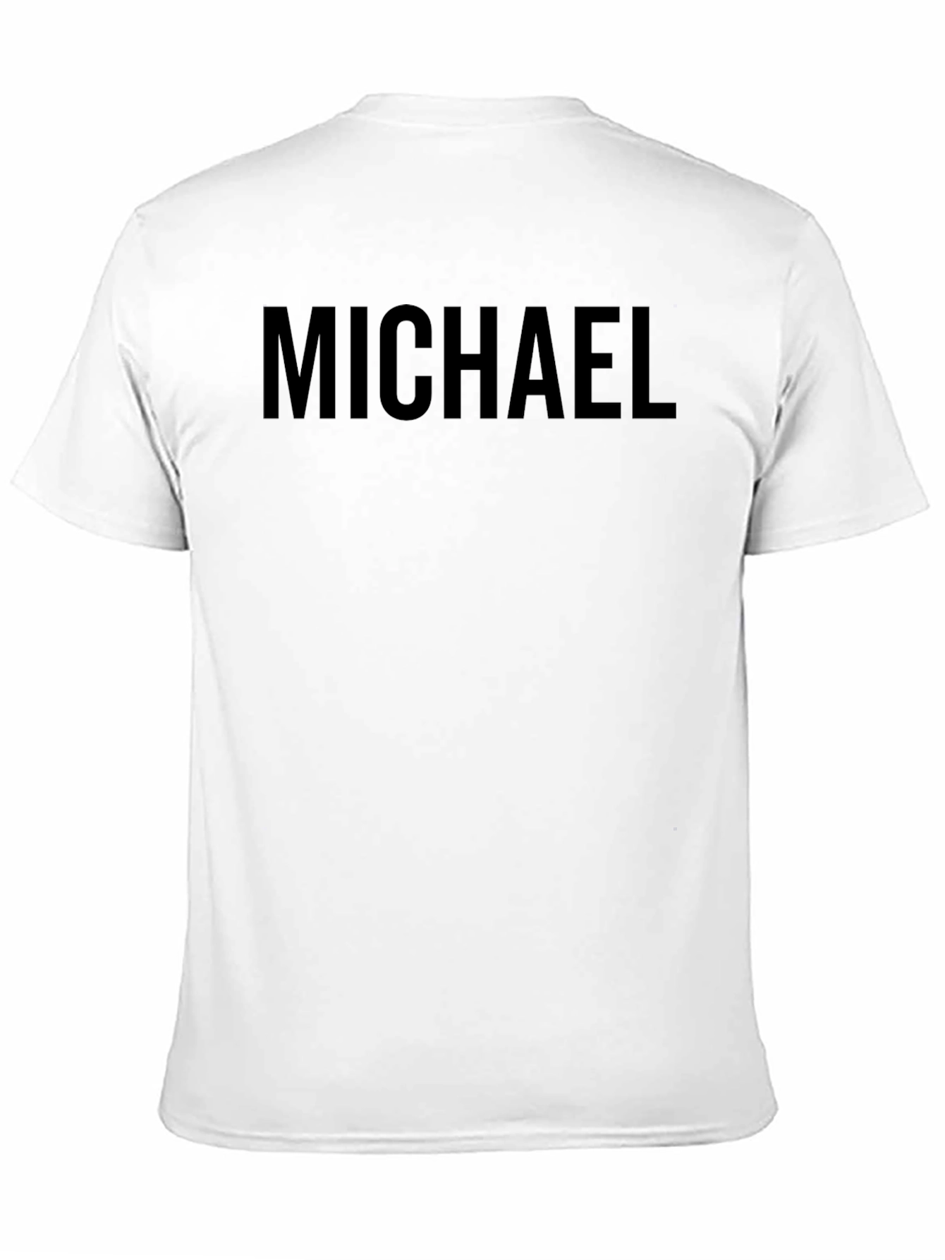 Michael Name T-Shirt - Classic Crew Neck Tee