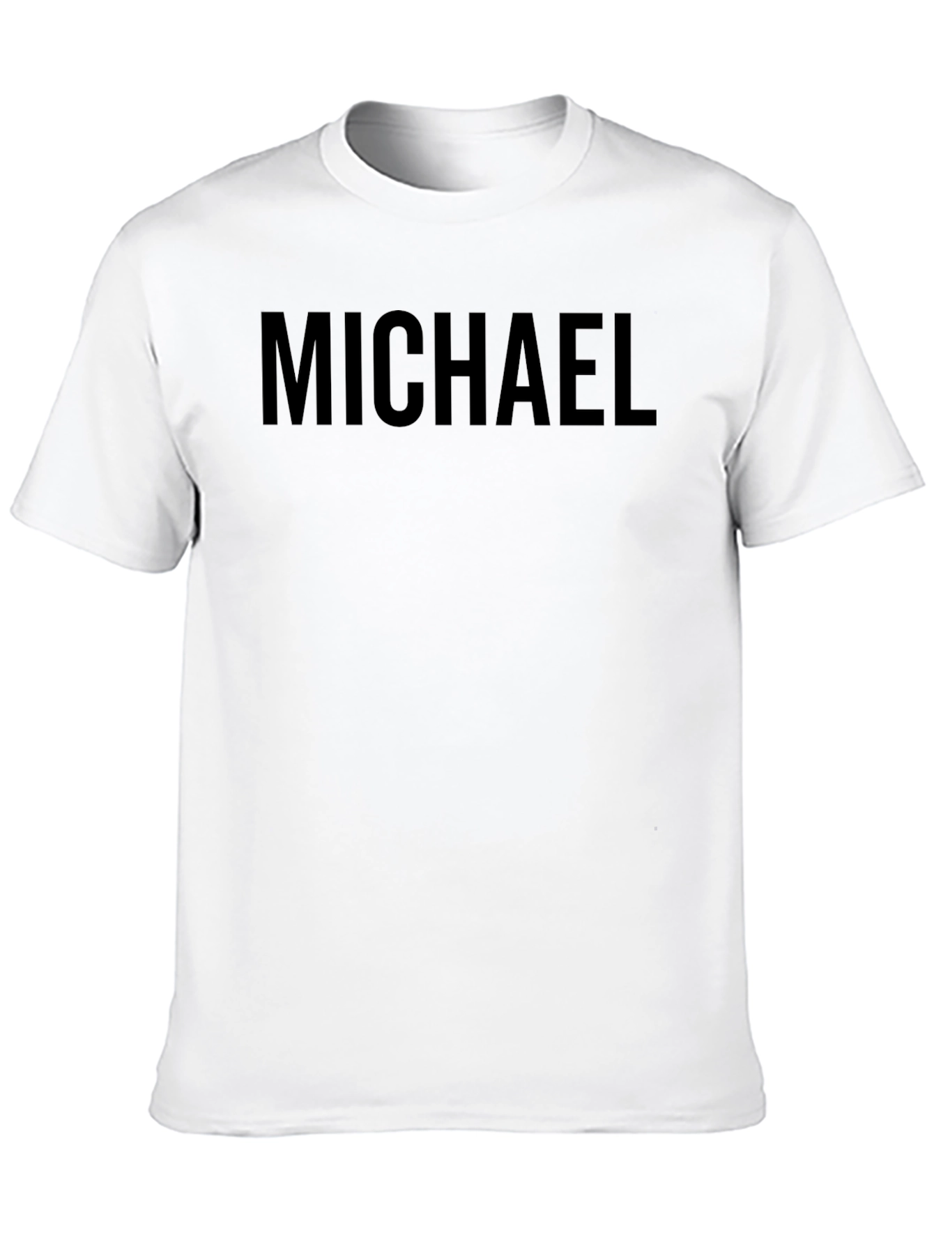 Michael Name T-Shirt - Classic Crew Neck Tee