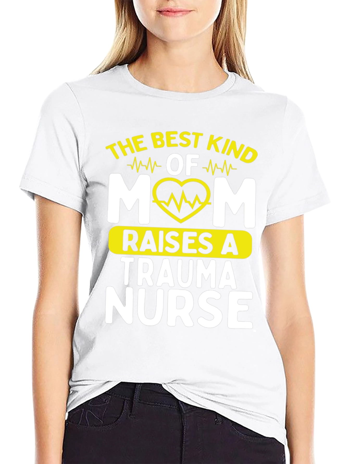 Best Mom Raises A Trauma Nurse Graphic T-Shirt