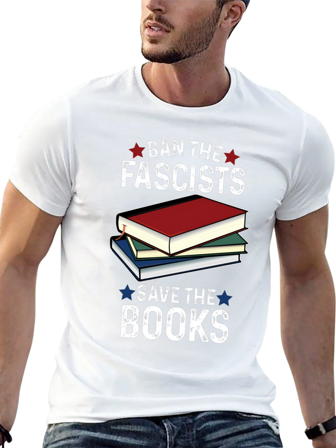 Ban the Fascists Save the Books T-Shirt