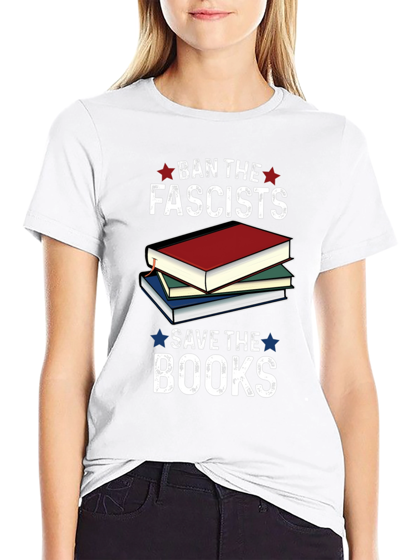 Ban the Fascists Save the Books T-Shirt