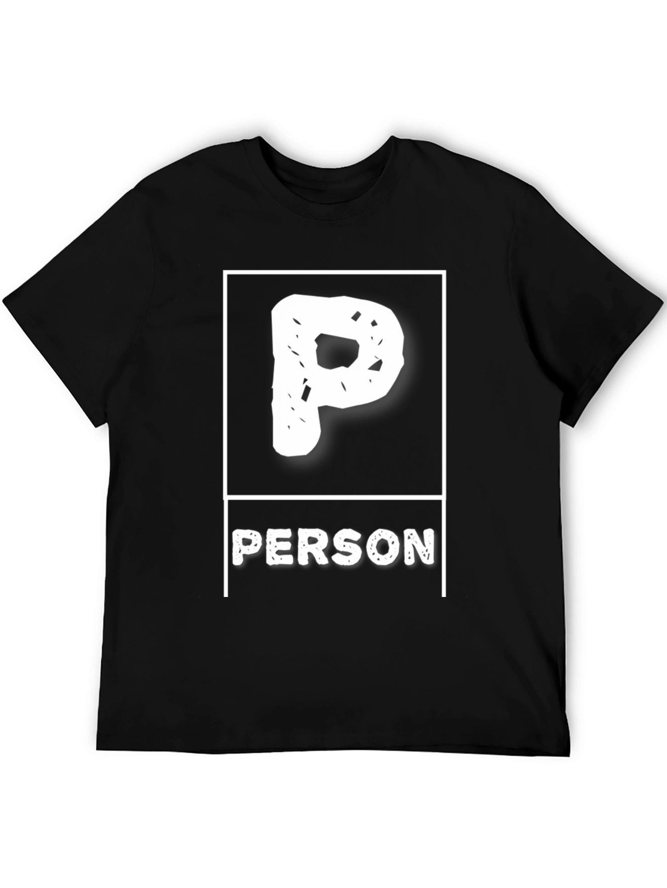 Funny P Person Graphic T-Shirt