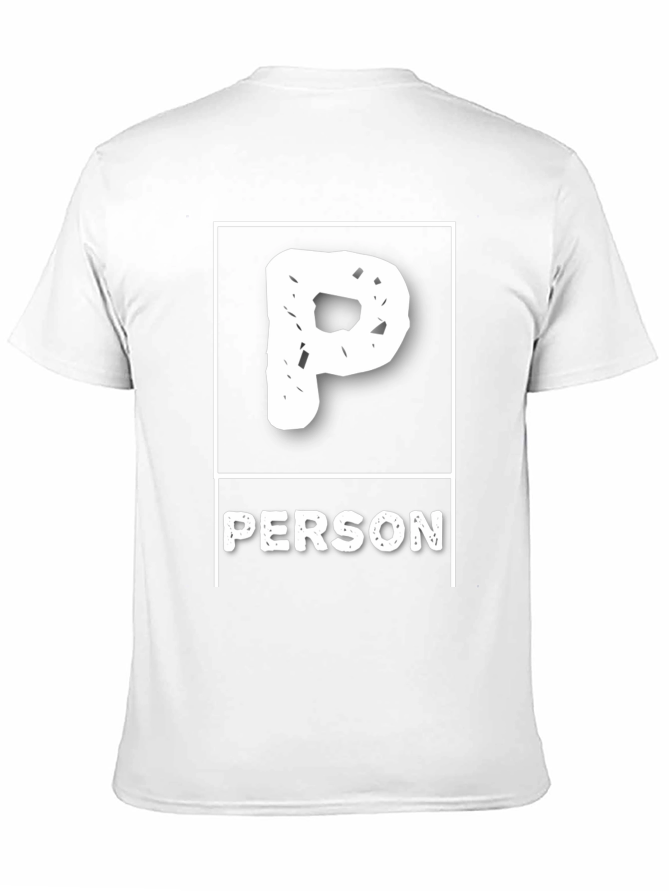 Funny P Person Graphic T-Shirt