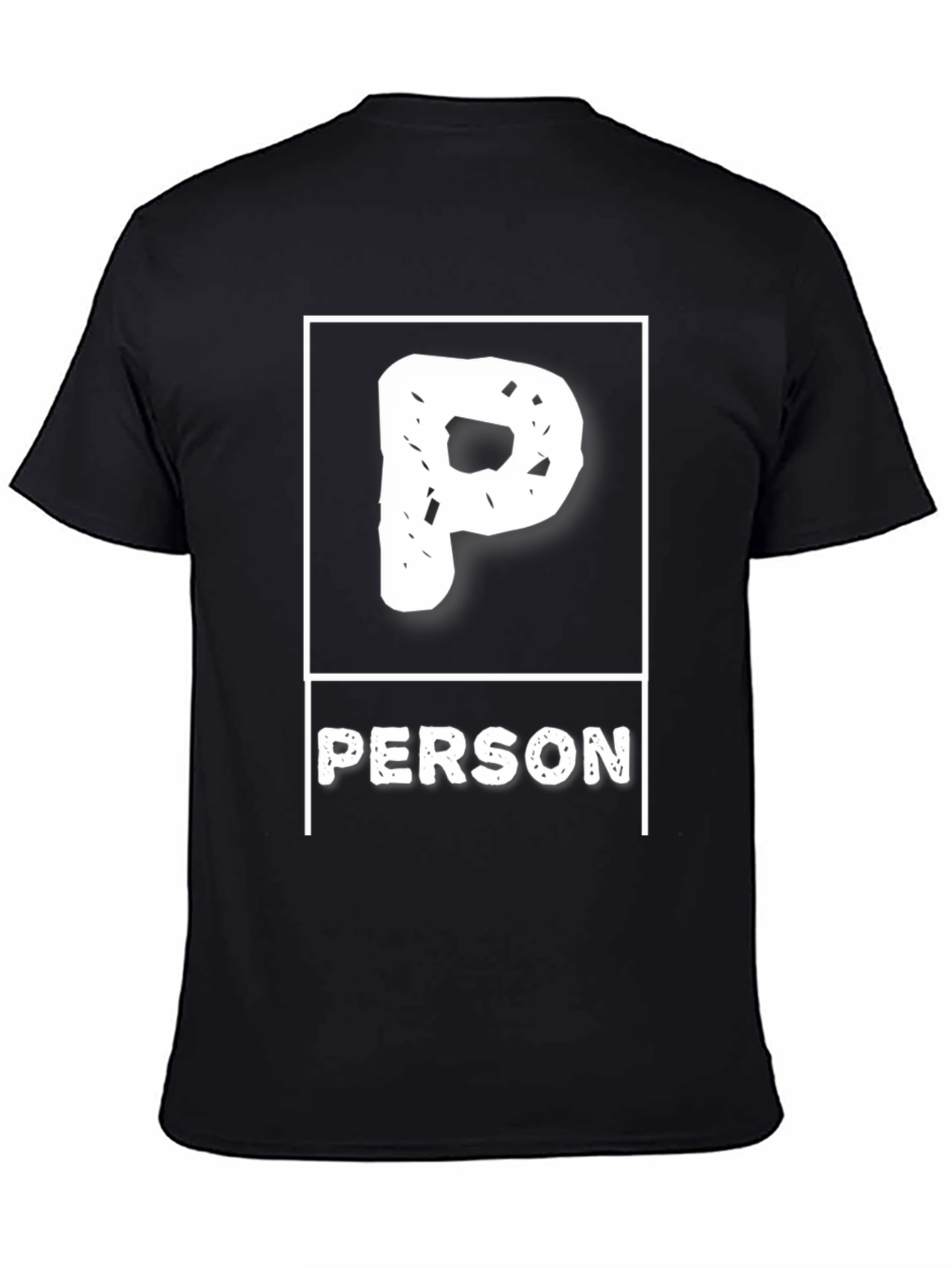 Funny P Person Graphic T-Shirt