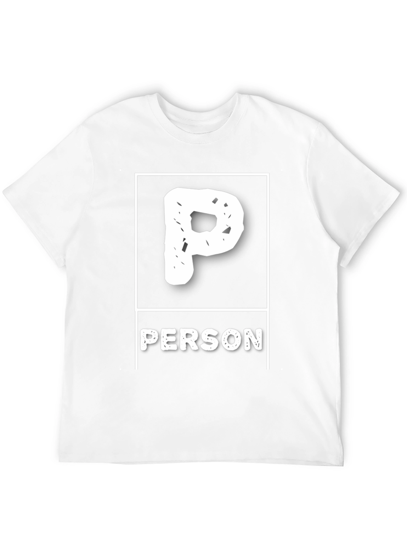 Funny P Person Graphic T-Shirt